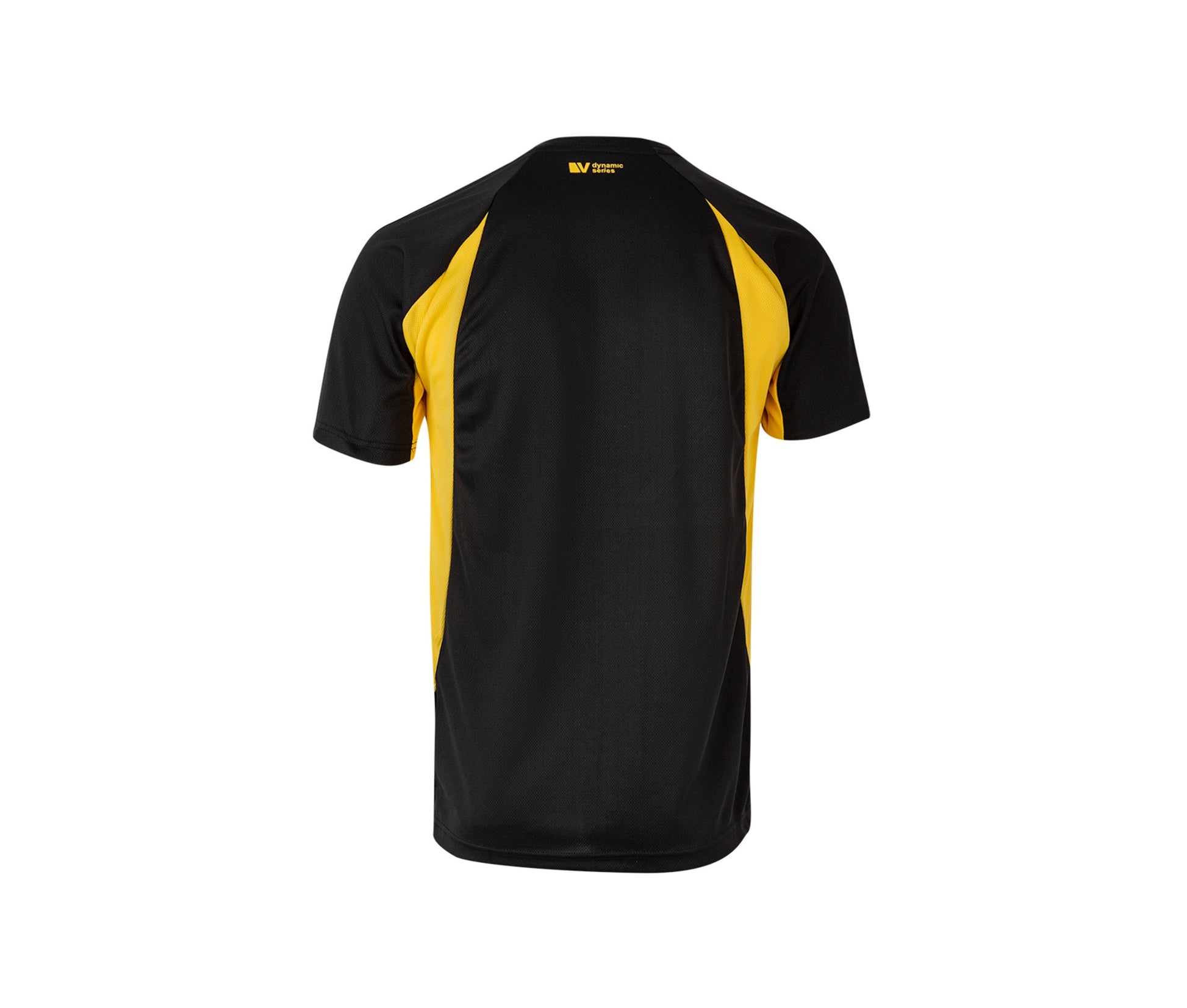 Tee-Shirt Technique Bicolore - Black / Yellow