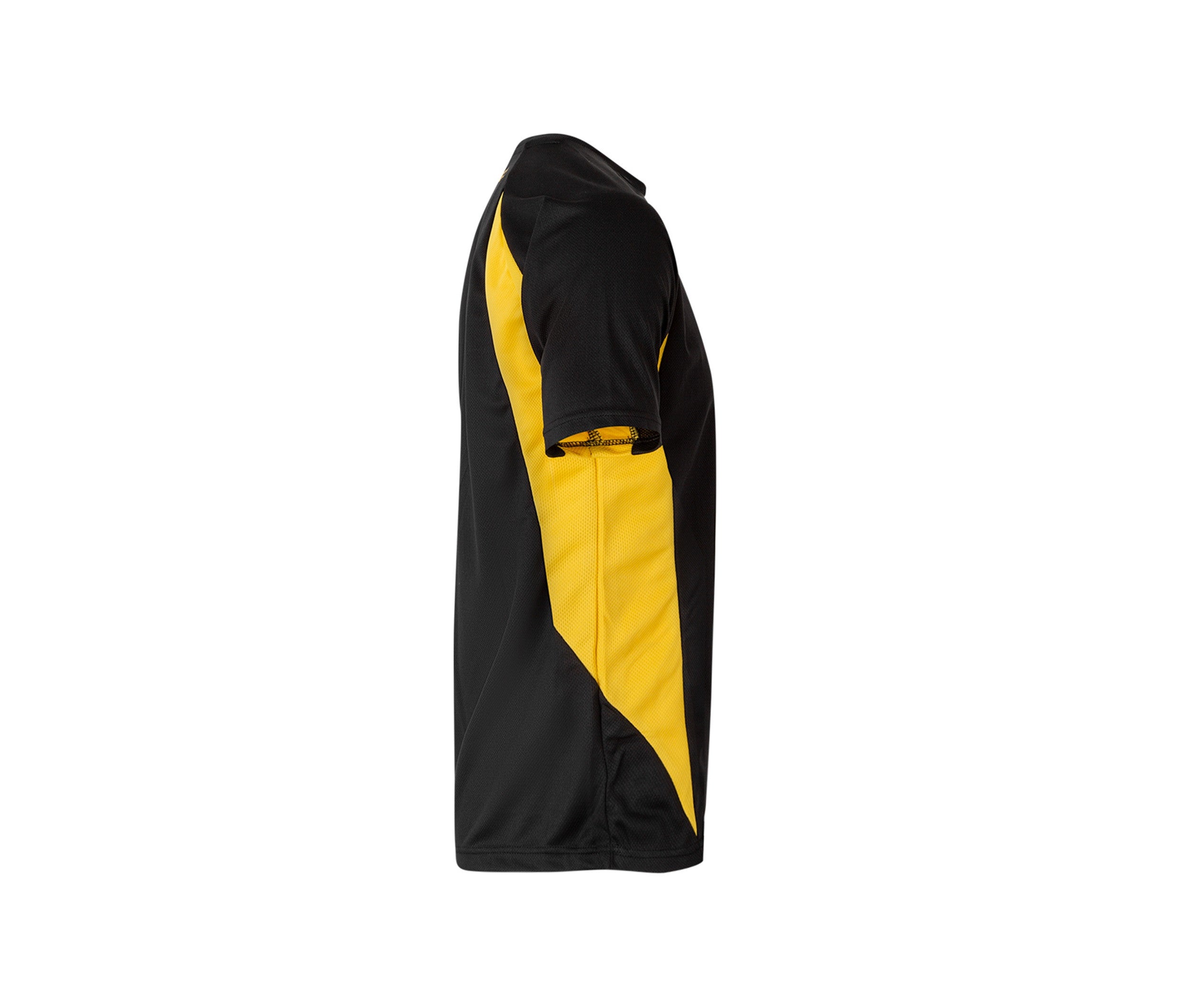 Tee-Shirt Technique Bicolore - Black / Yellow