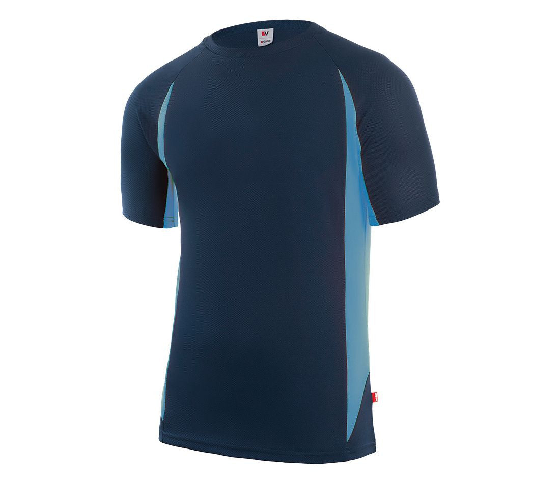 Tee-Shirt Technique Bicolore - Navy/sky Blue