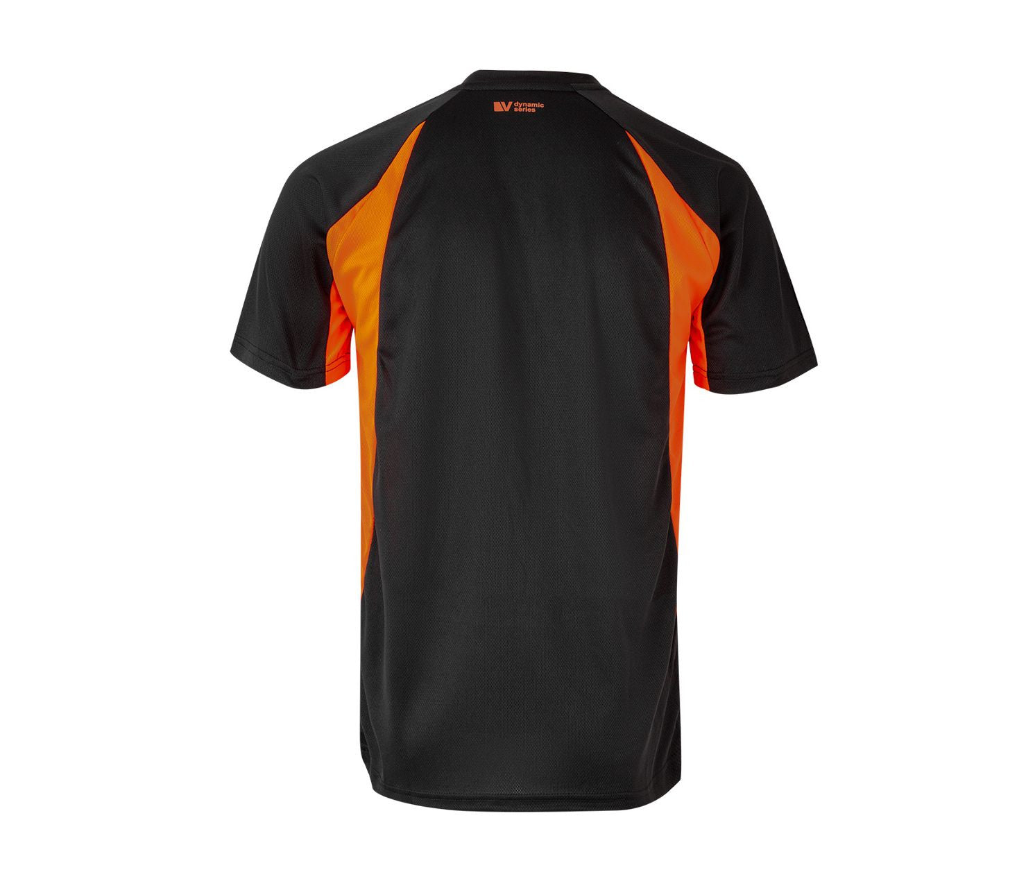 Tee-Shirt Technique Bicolore - Black/fluo Orange
