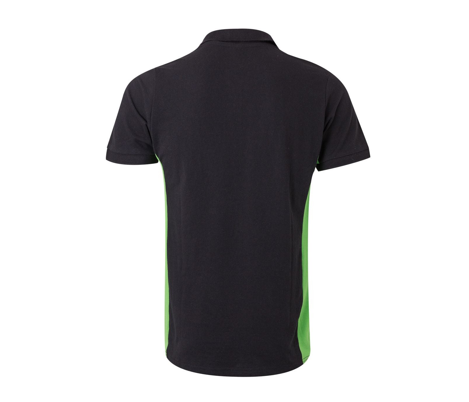 Polo Bicolore Manches Courtes - Black/lime