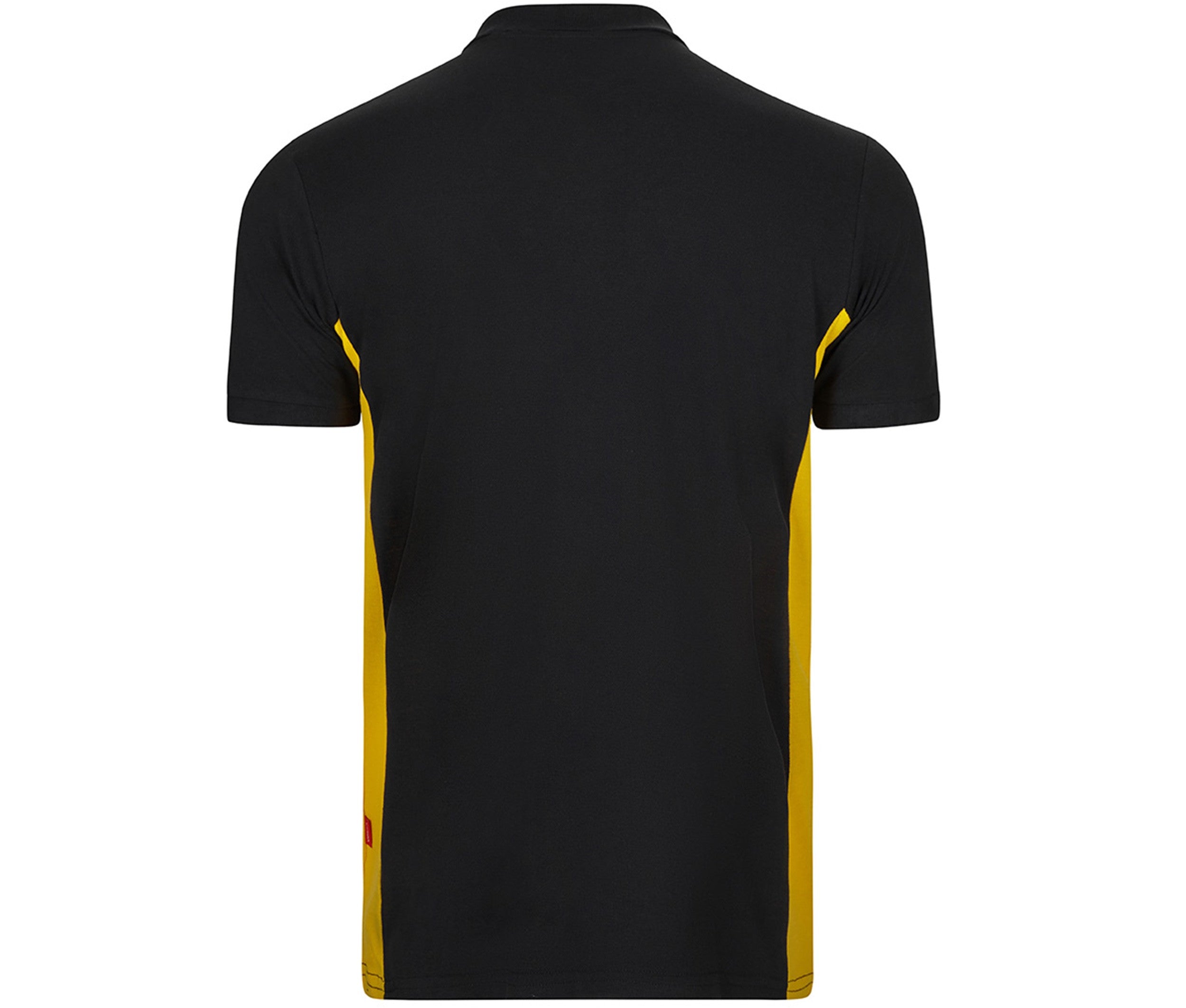 Polo Bicolore Manches Courtes - Black / Yellow