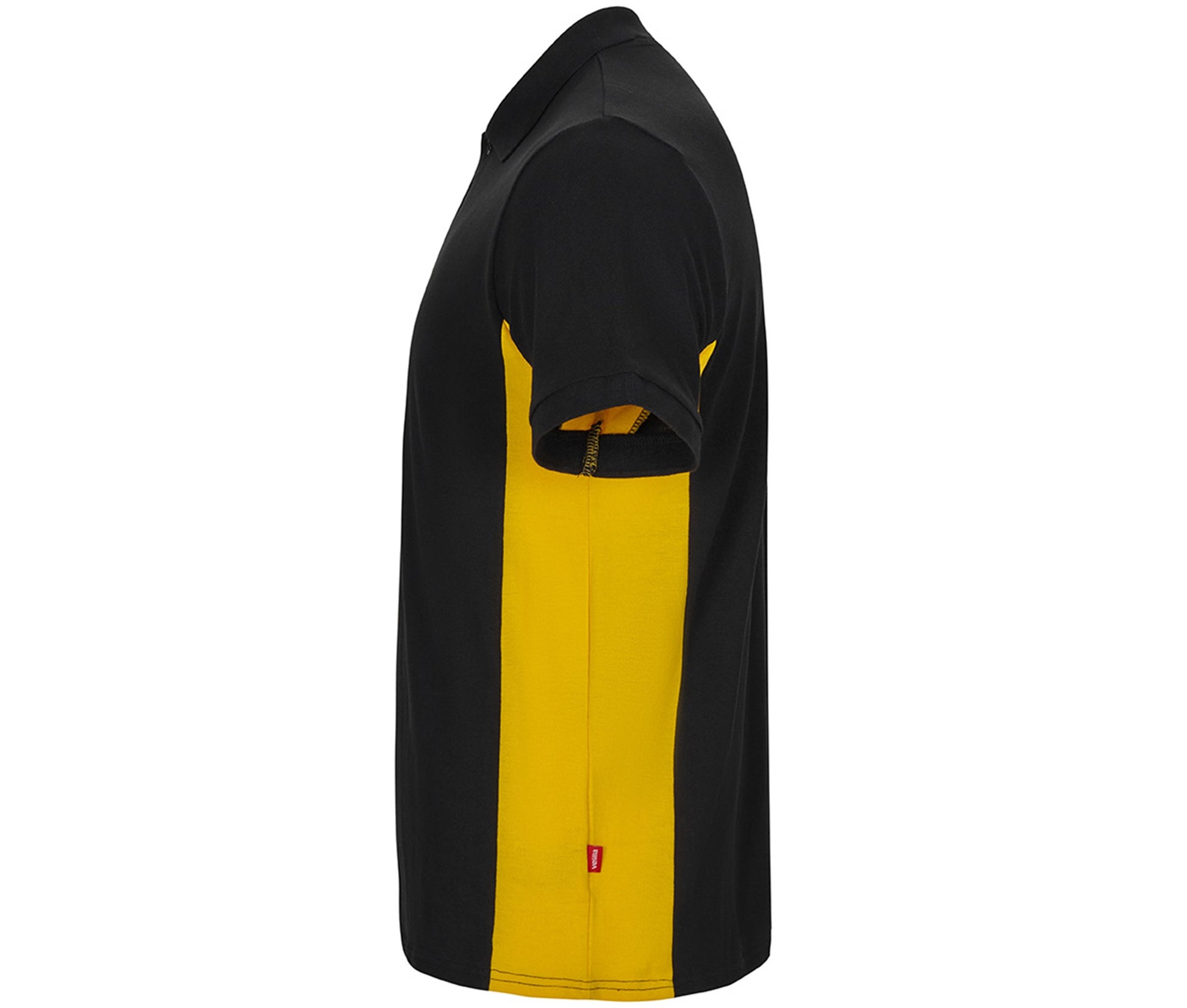 Polo Bicolore Manches Courtes - Black / Yellow