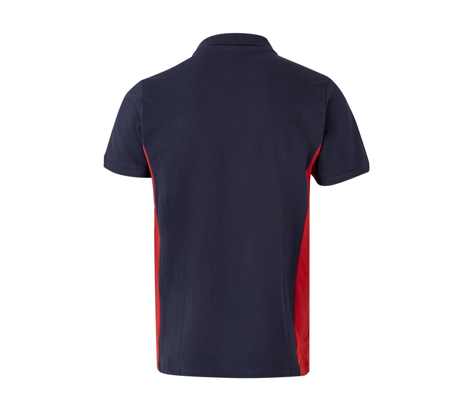 Polo Bicolore Manches Courtes - Navy/red