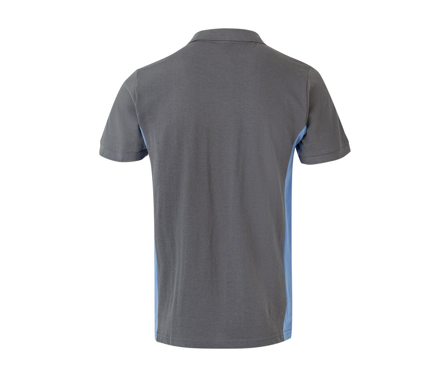 Polo Bicolore Manches Courtes - Grey/sky Blue