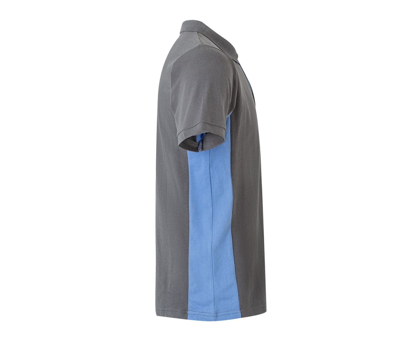Polo Bicolore Manches Courtes - Grey/sky Blue