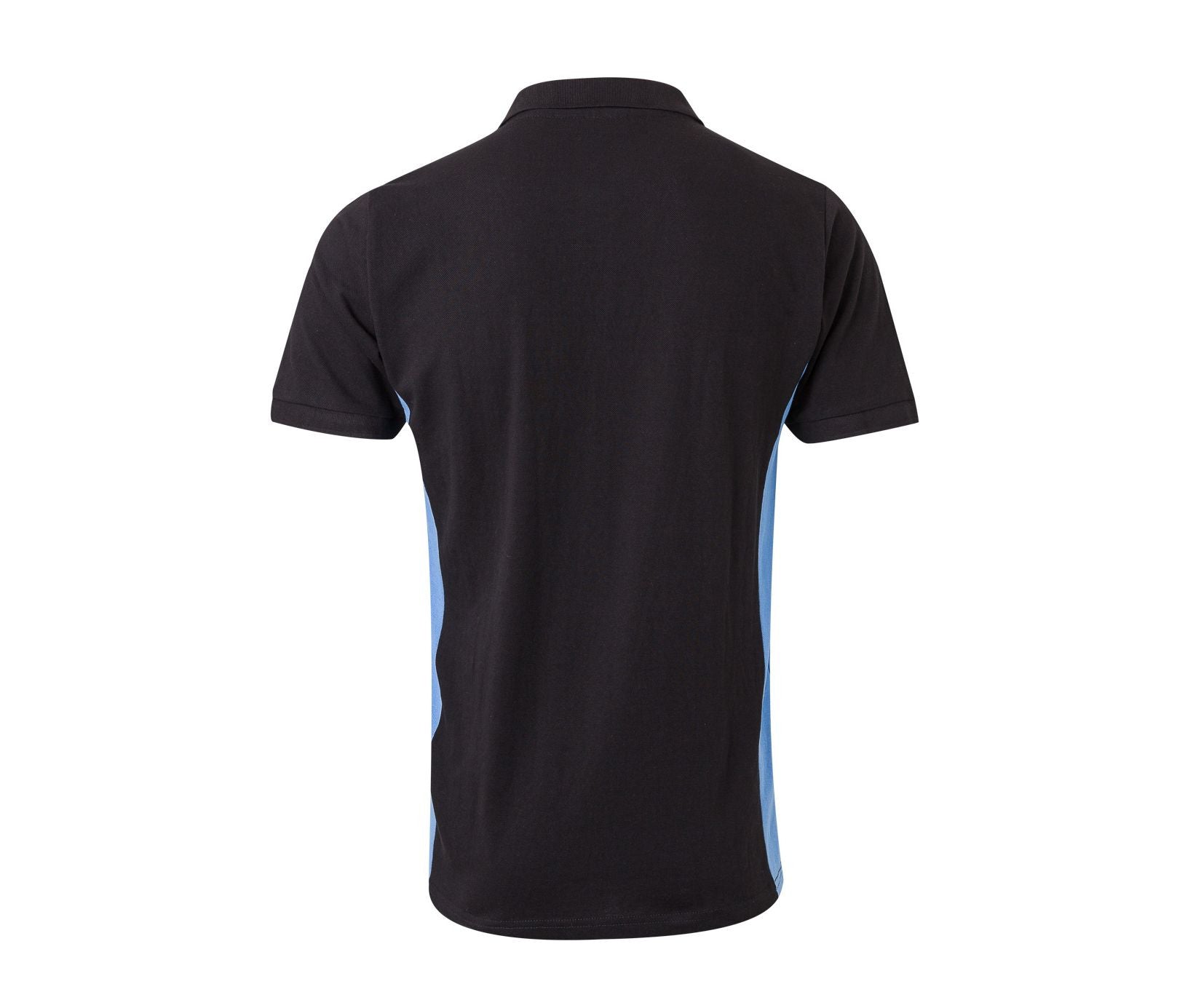 Polo Bicolore Manches Courtes - Black/sky Blue