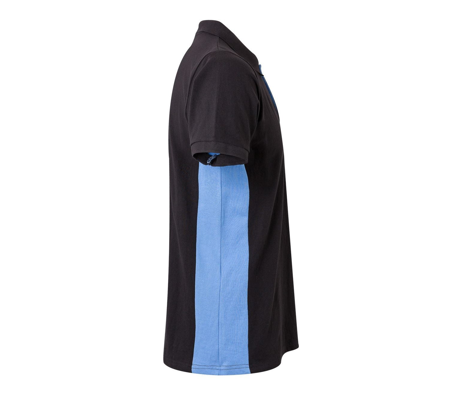 Polo Bicolore Manches Courtes - Black/sky Blue