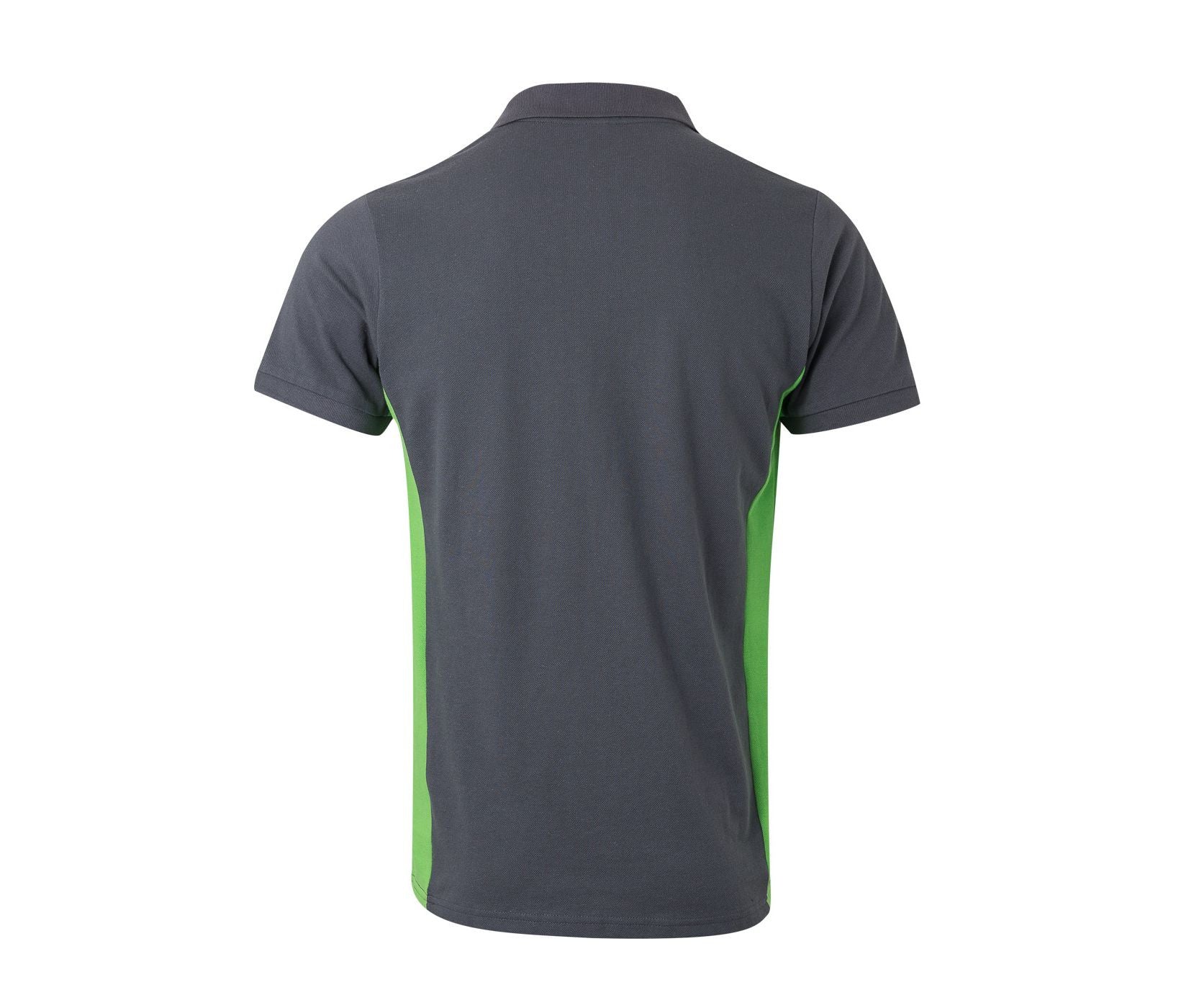 Polo Bicolore Manches Courtes - Grey/lime