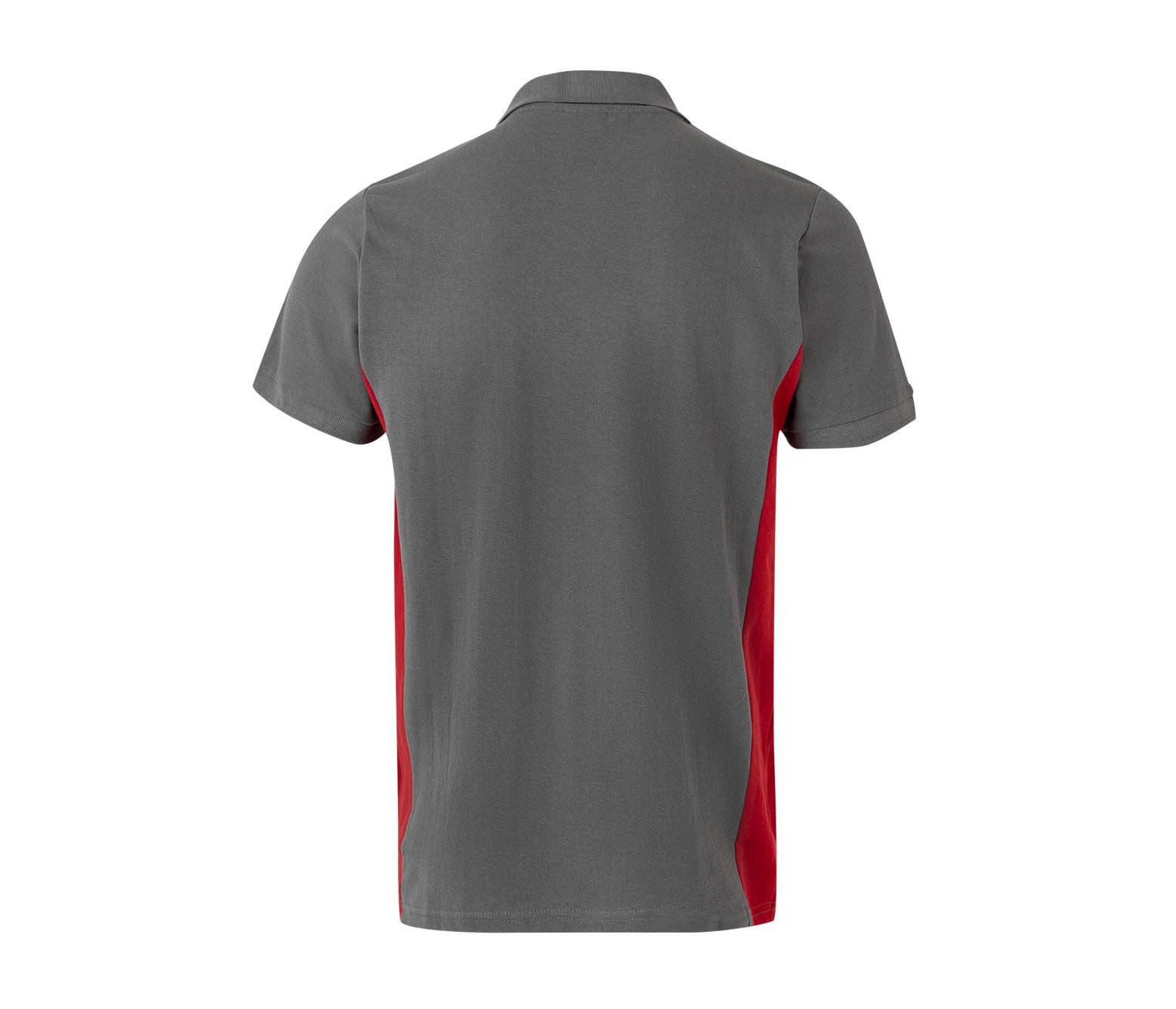 Polo Bicolore Manches Courtes - Grey/red