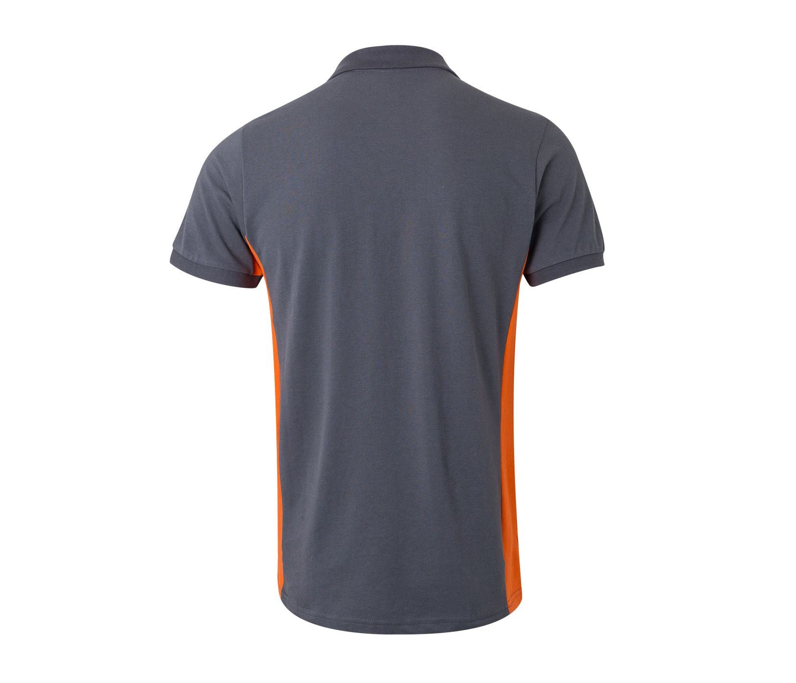 Polo Bicolore Manches Courtes - Grey/orange