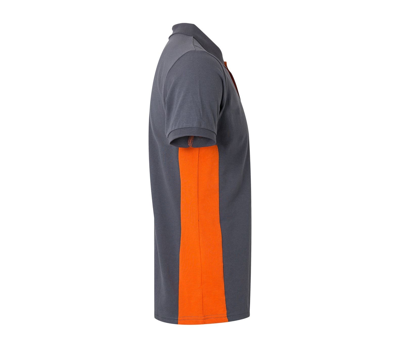 Polo Bicolore Manches Courtes - Grey/orange