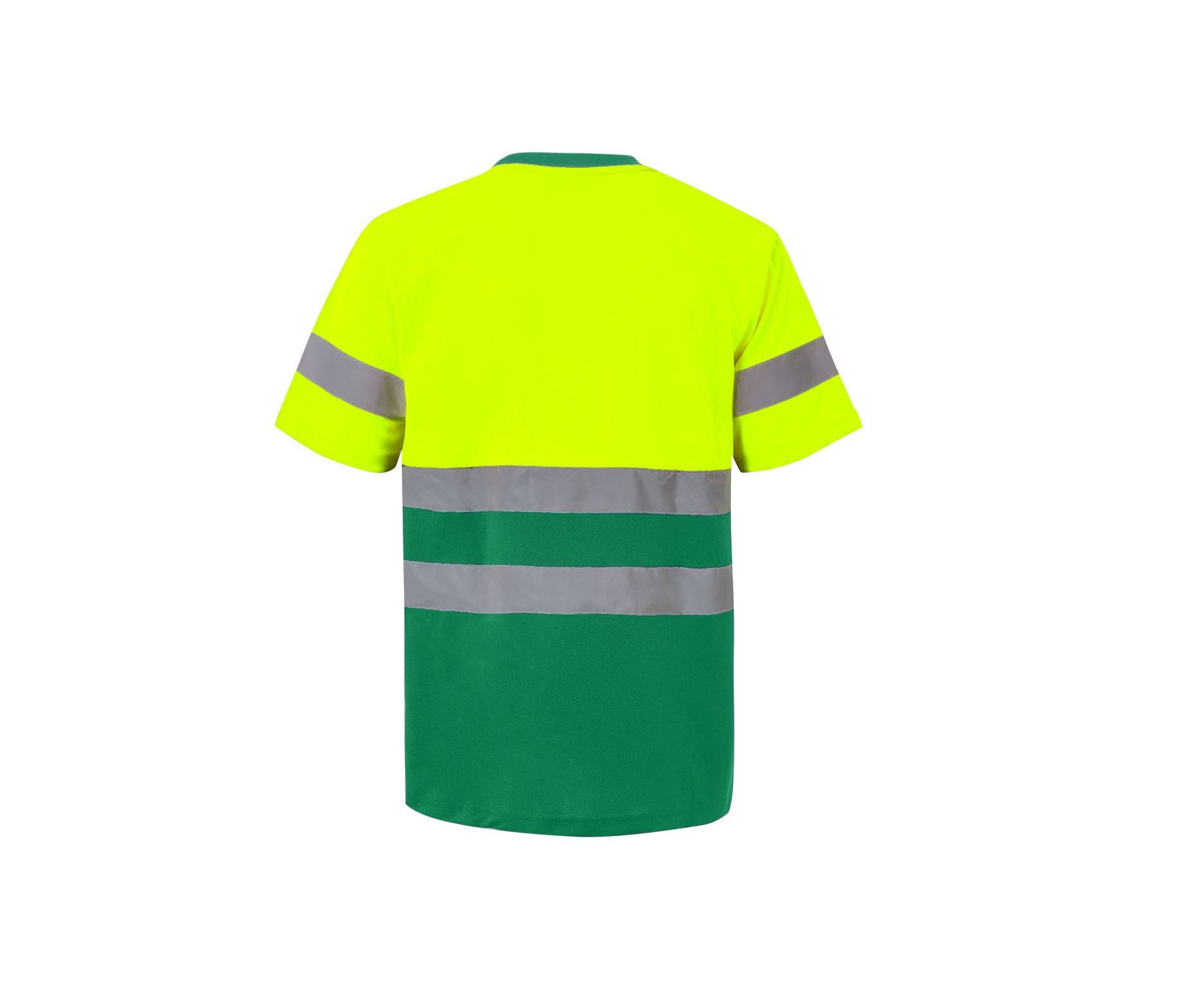 T-Shirt Technique Bicolore Haute Visibilité - Fluo Yellow / Green