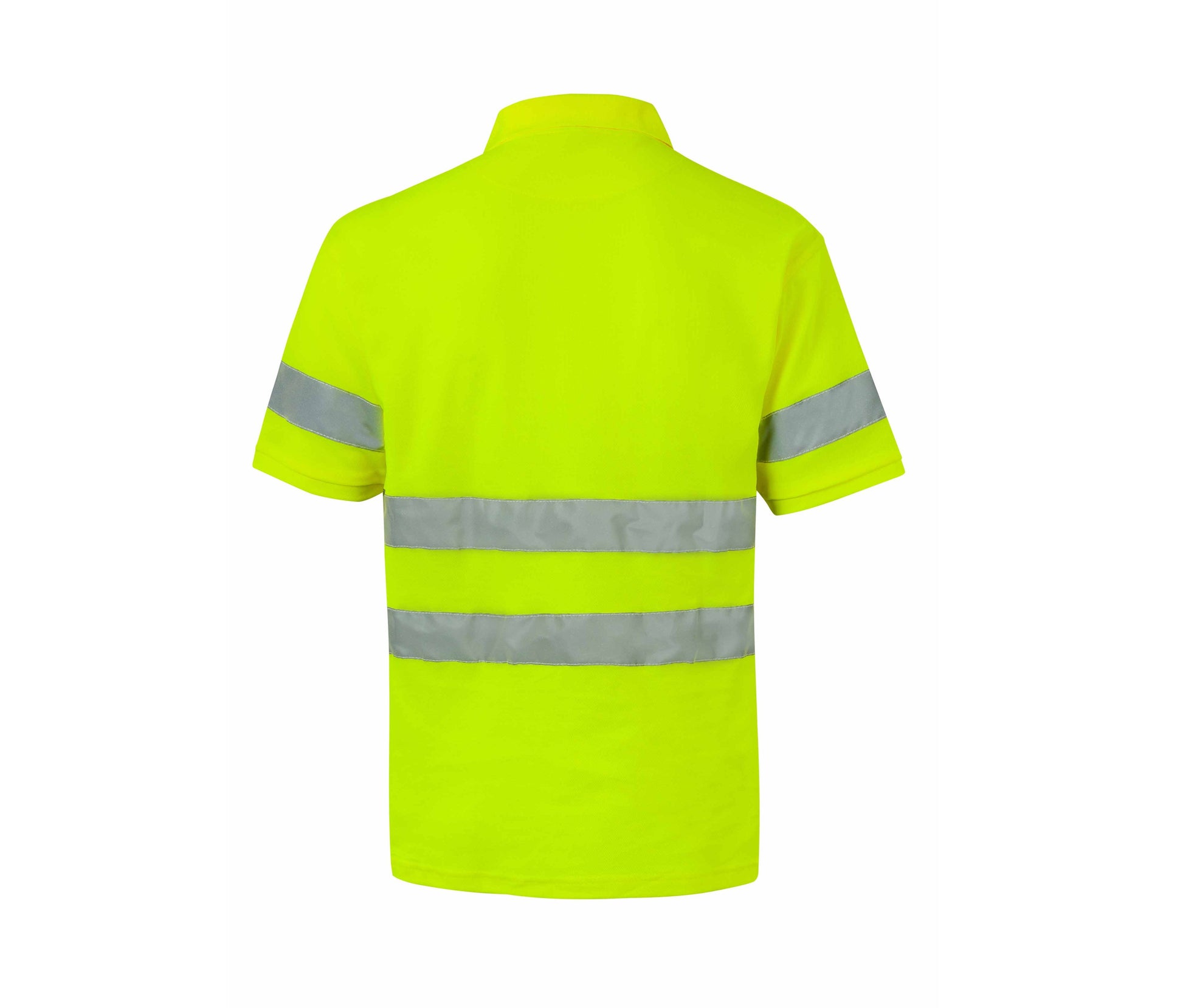Polo Coton/polyester à Manches Courtes Haute Visibilté - Fluo Yellow