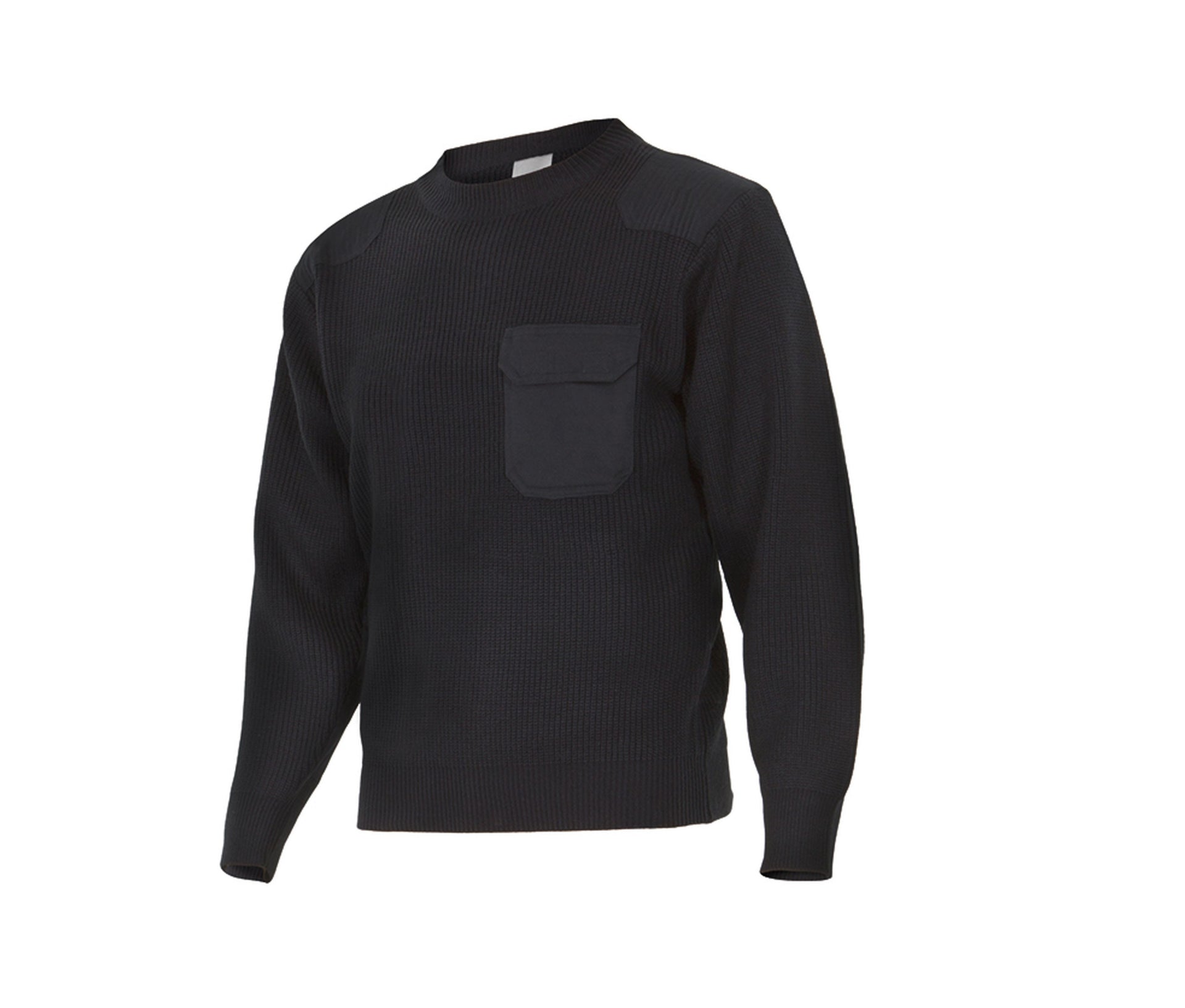 Pull Épais Col Rond - Black