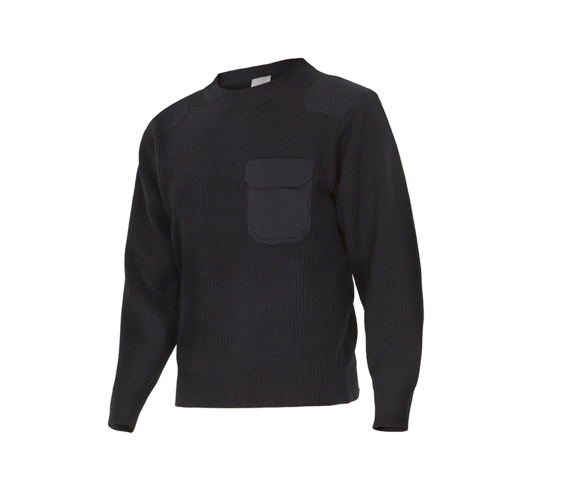 Pull Épais Col Rond - Black