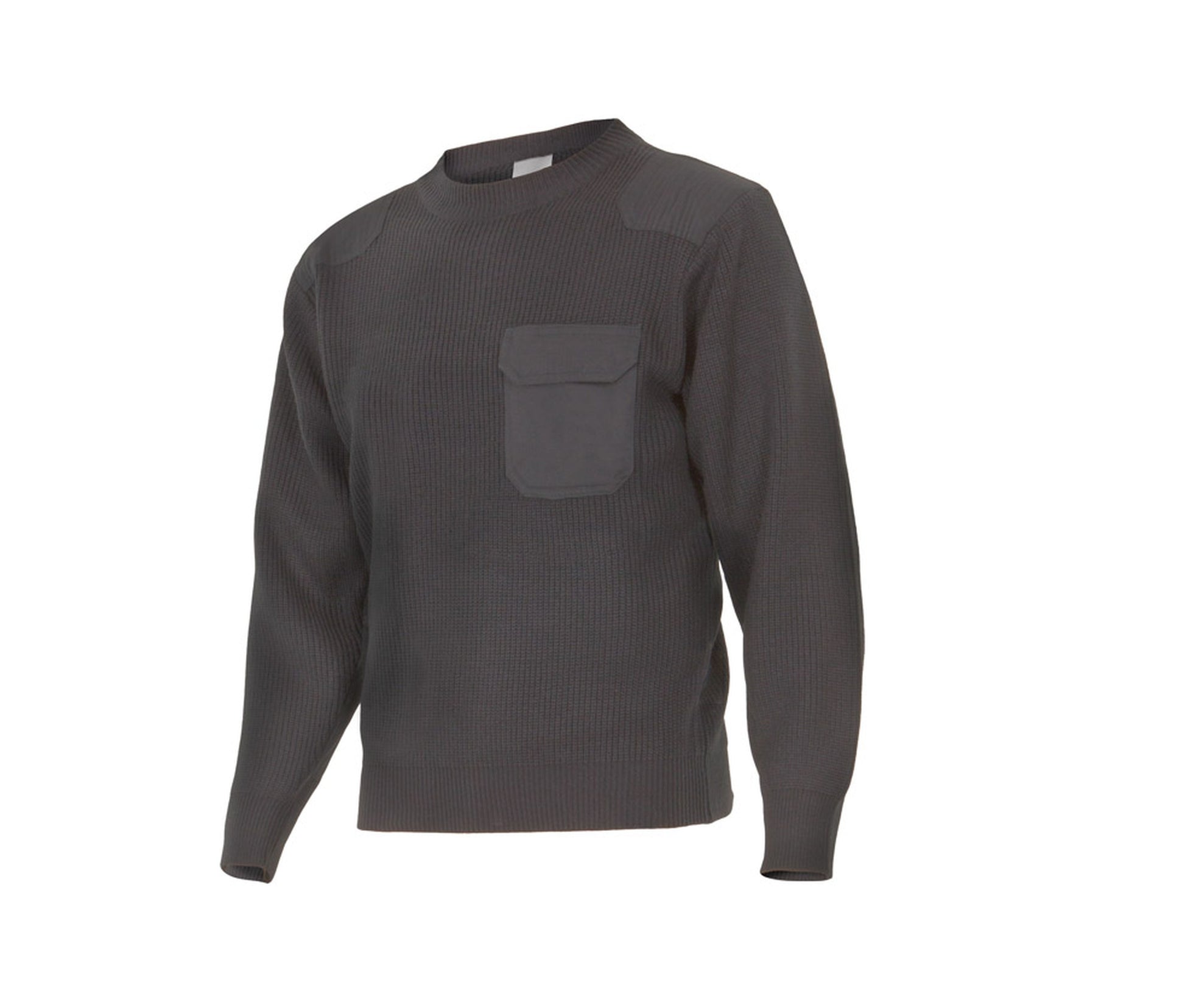 Pull Épais Col Rond - Grey