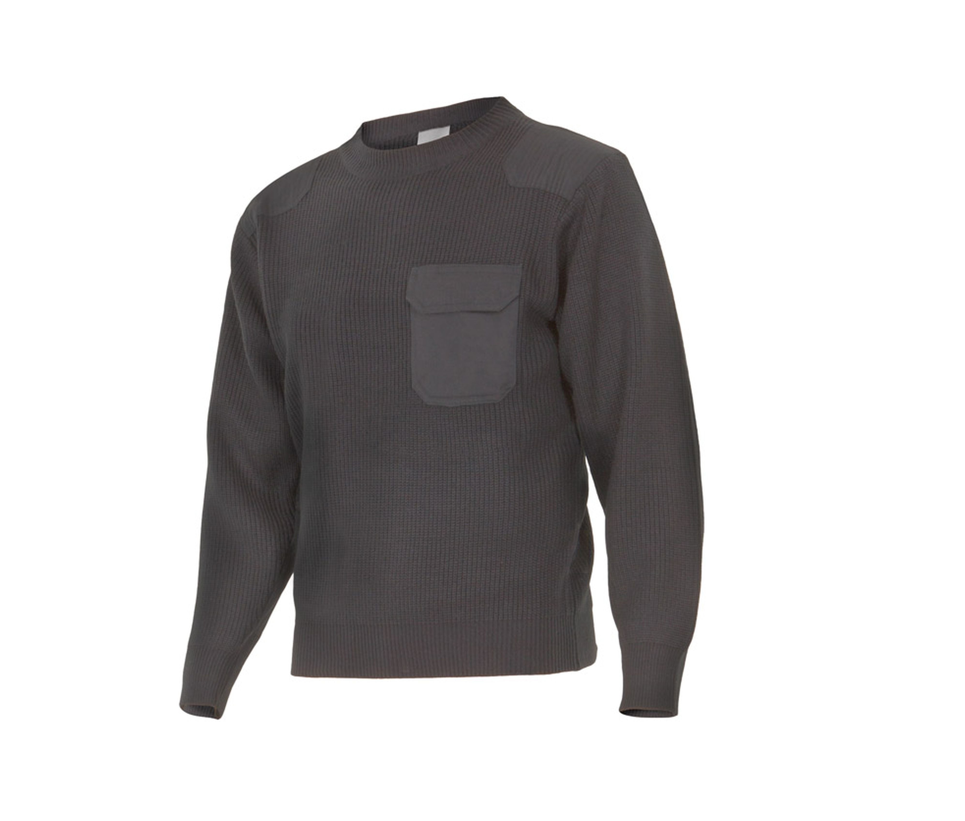 Pull Épais Col Rond - Grey