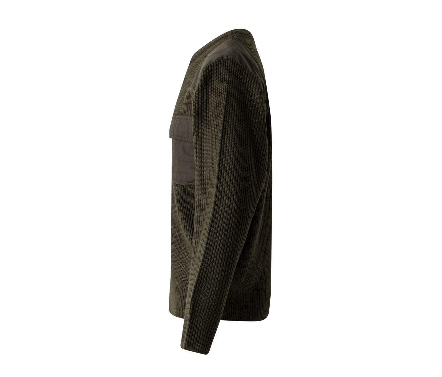 Pull Épais Col Rond - Khaki