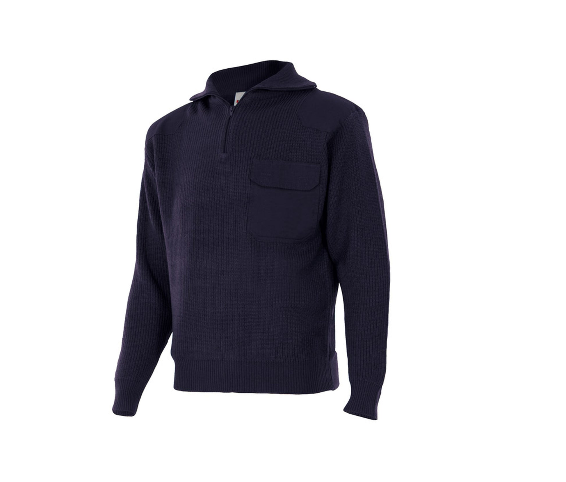 Pull Épais Col Montant - Navy