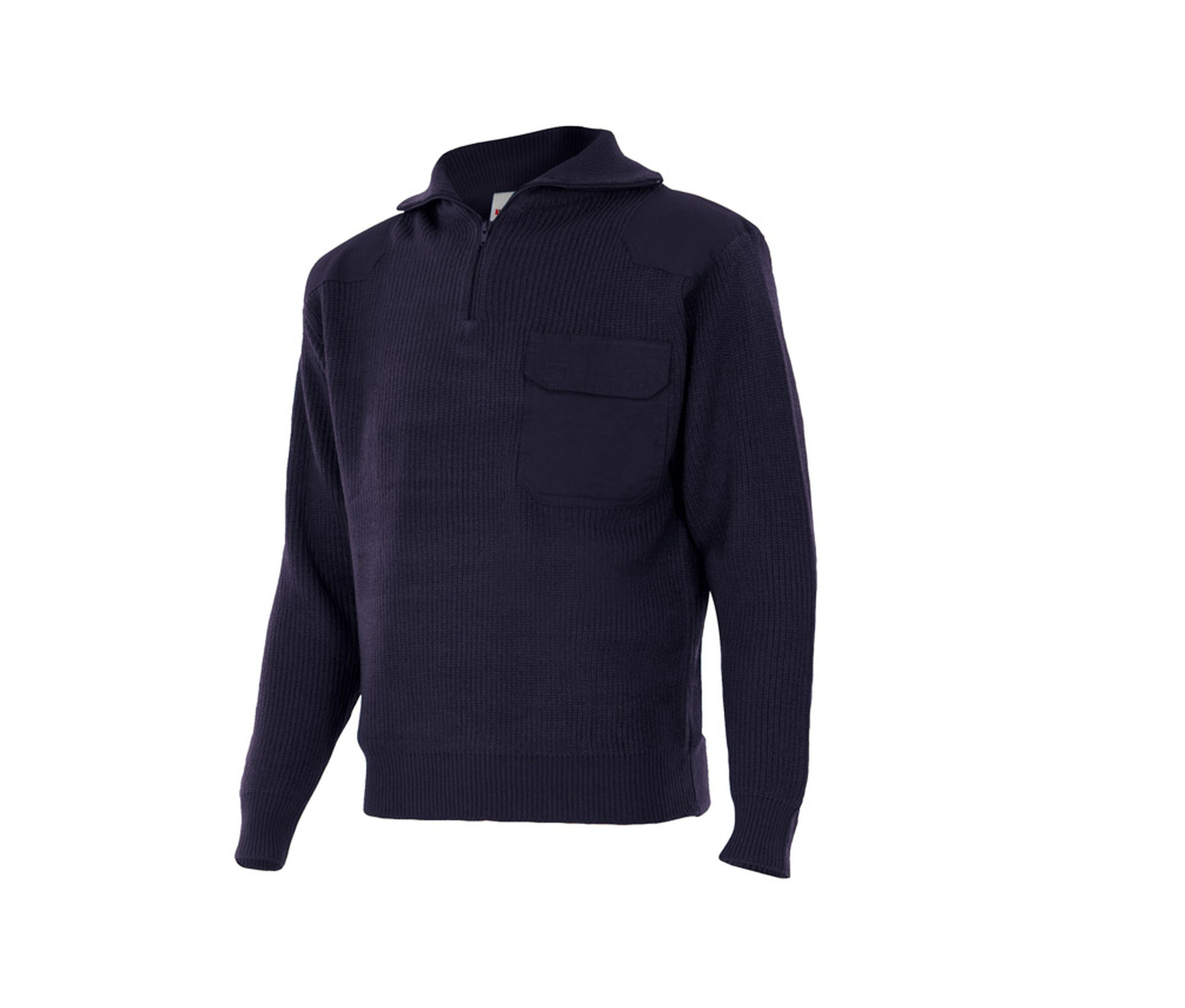 Pull Épais Col Montant - Navy
