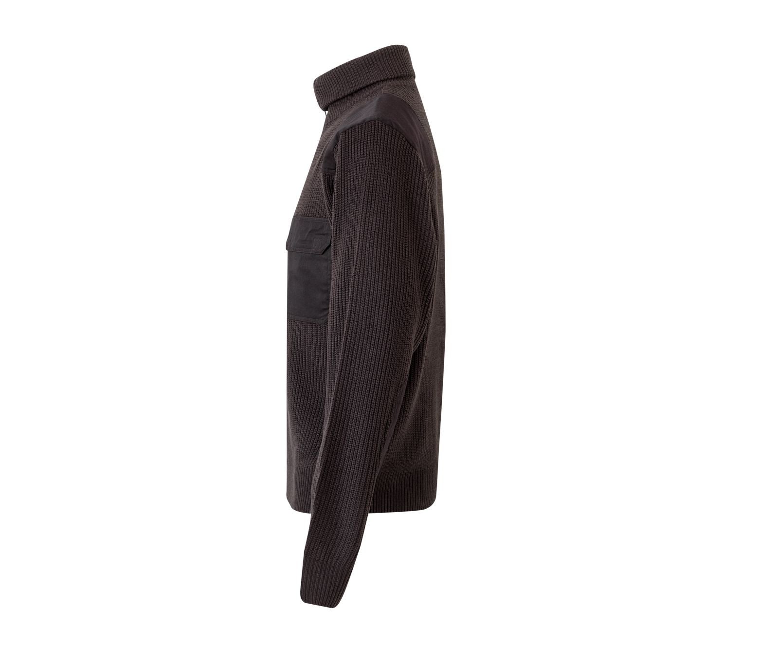 Pull Épais Col Montant - Grey