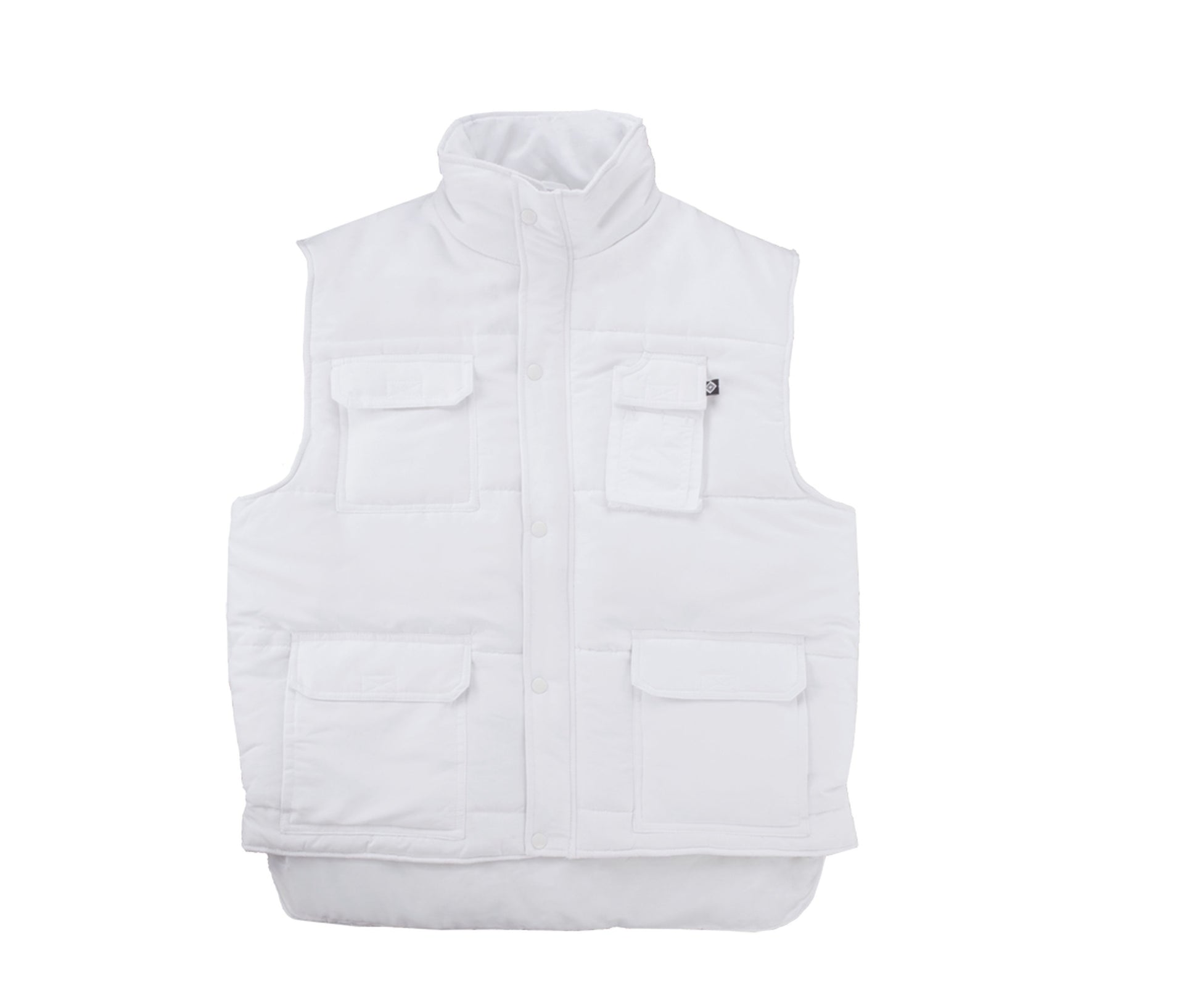 Bodywarmer de Travail Multi-Poches - White