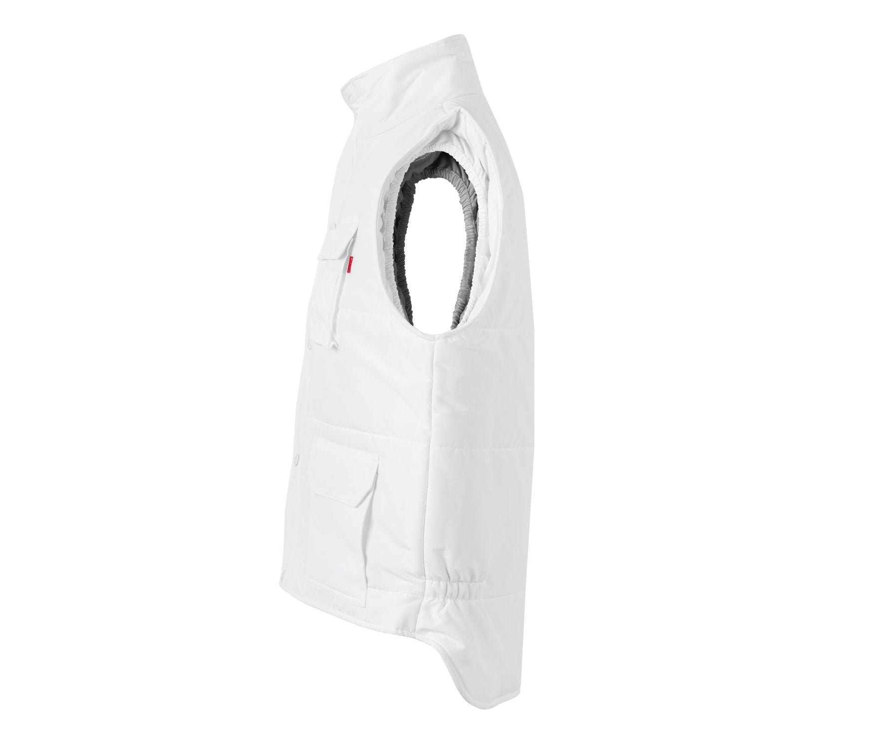 Bodywarmer de Travail Multi-Poches - White