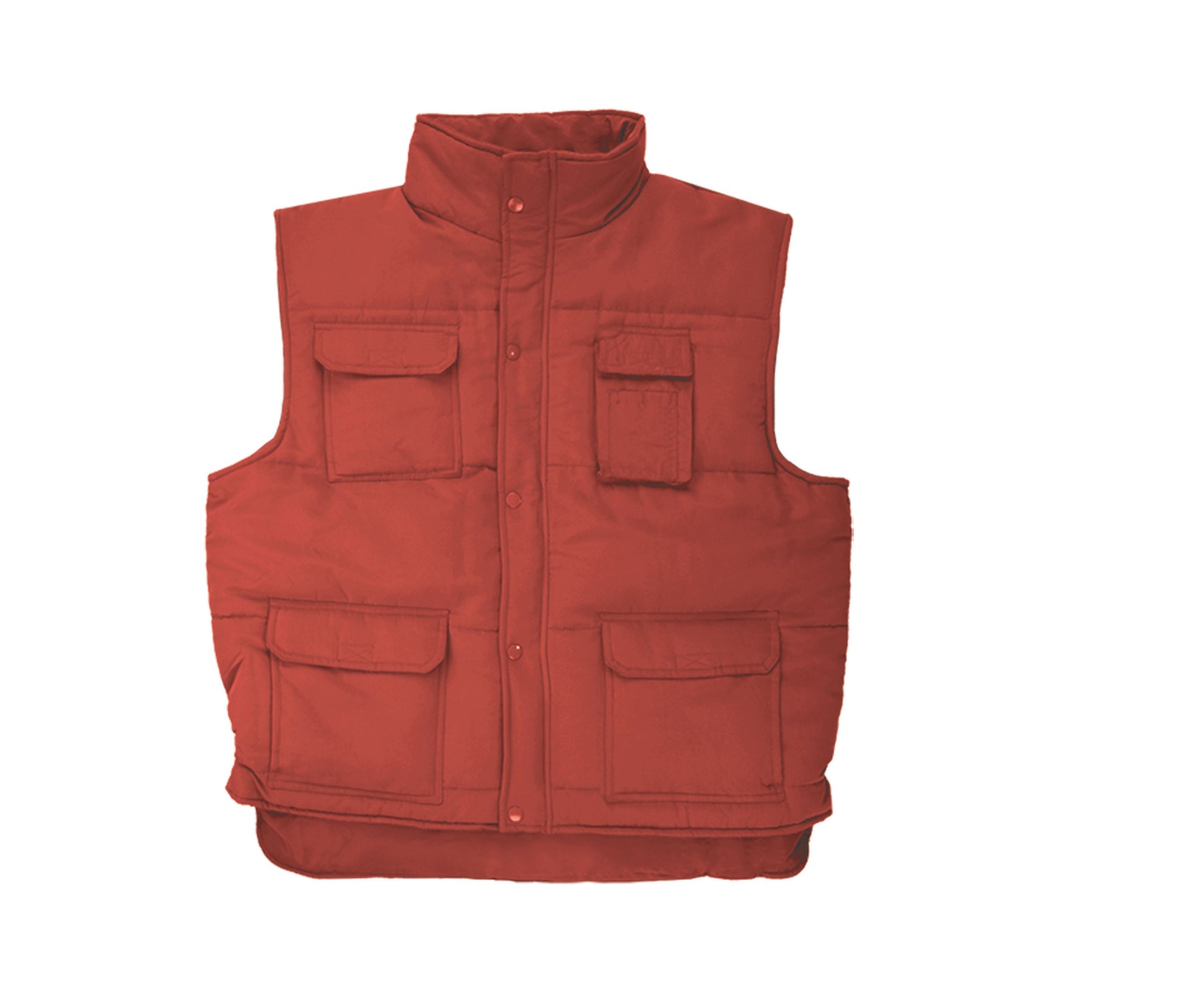 Bodywarmer de Travail Multi-Poches - Red