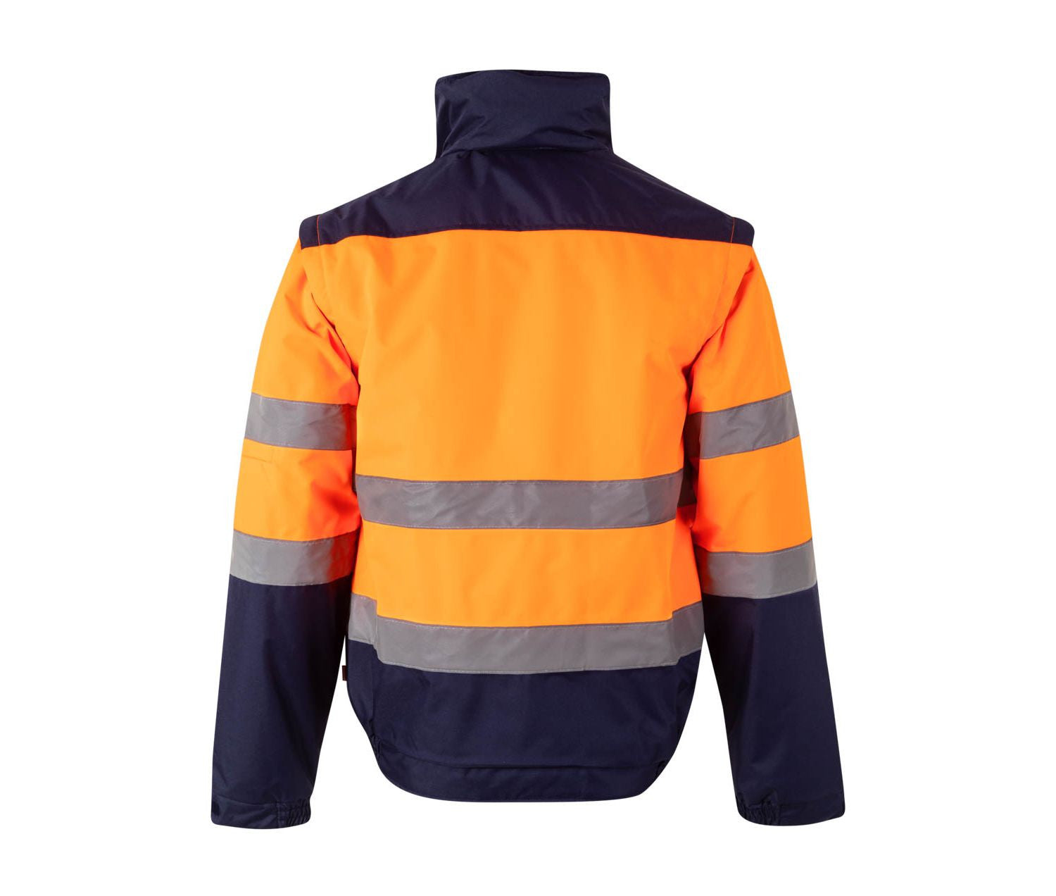 Blouson Matelassé 2 en 1 Haute Visibilité - Fluo Orange/navy