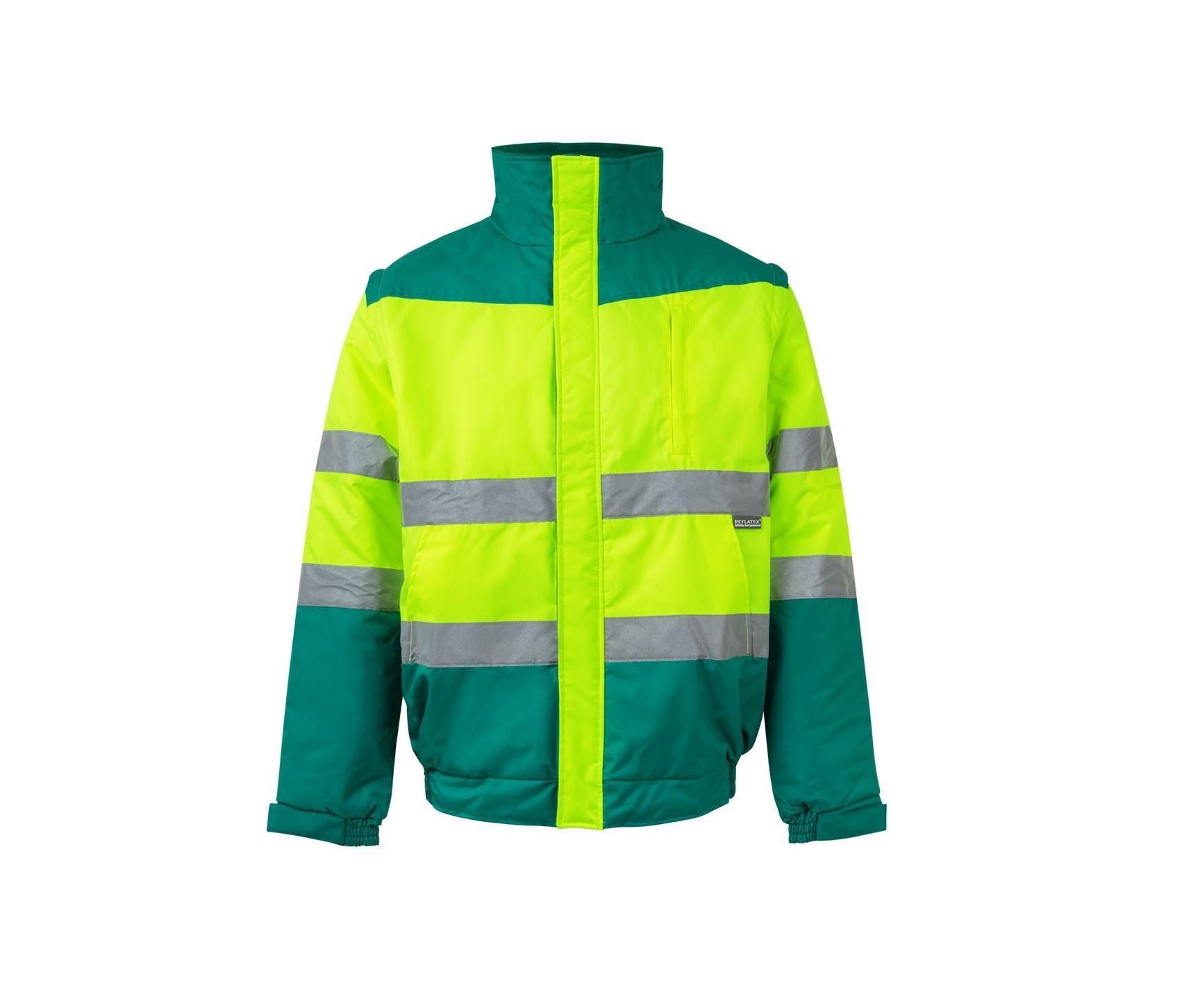 Blouson Matelassé 2 en 1 Haute Visibilité - Fluo Yellow/green