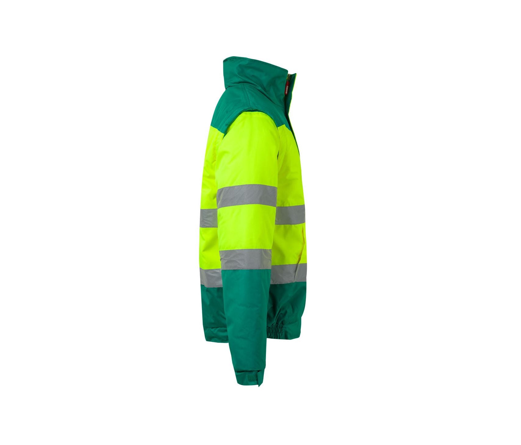 Blouson Matelassé 2 en 1 Haute Visibilité - Fluo Yellow/green