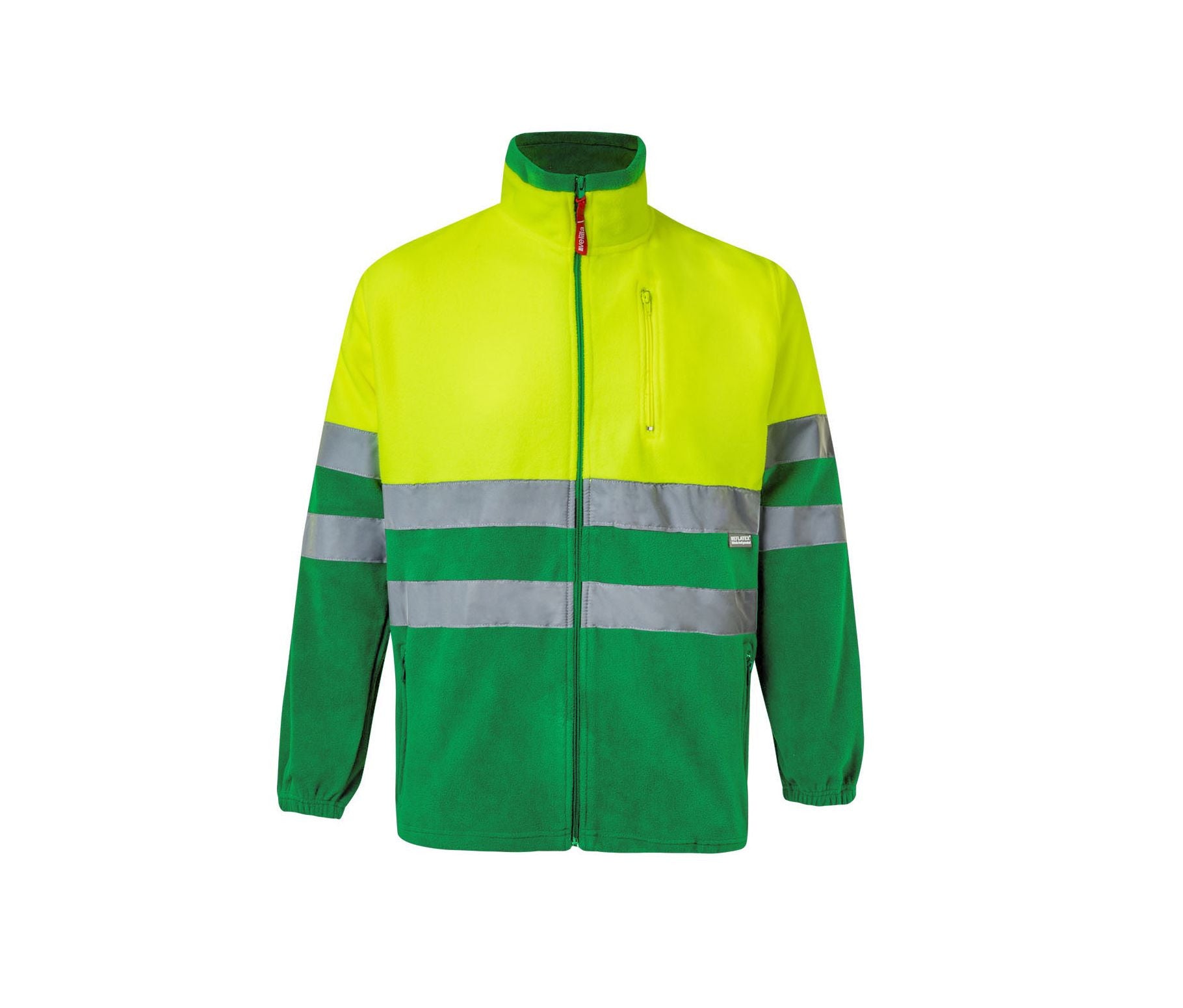 Veste Polaire Bicolore Haute Visibilité - Fluo Yellow/green