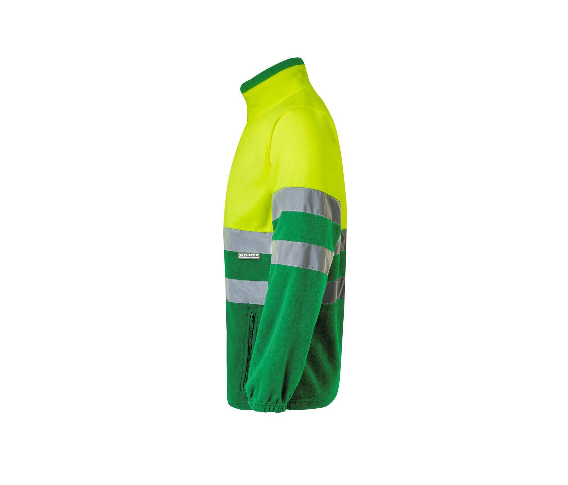 Veste Polaire Bicolore Haute Visibilité - Fluo Yellow/green