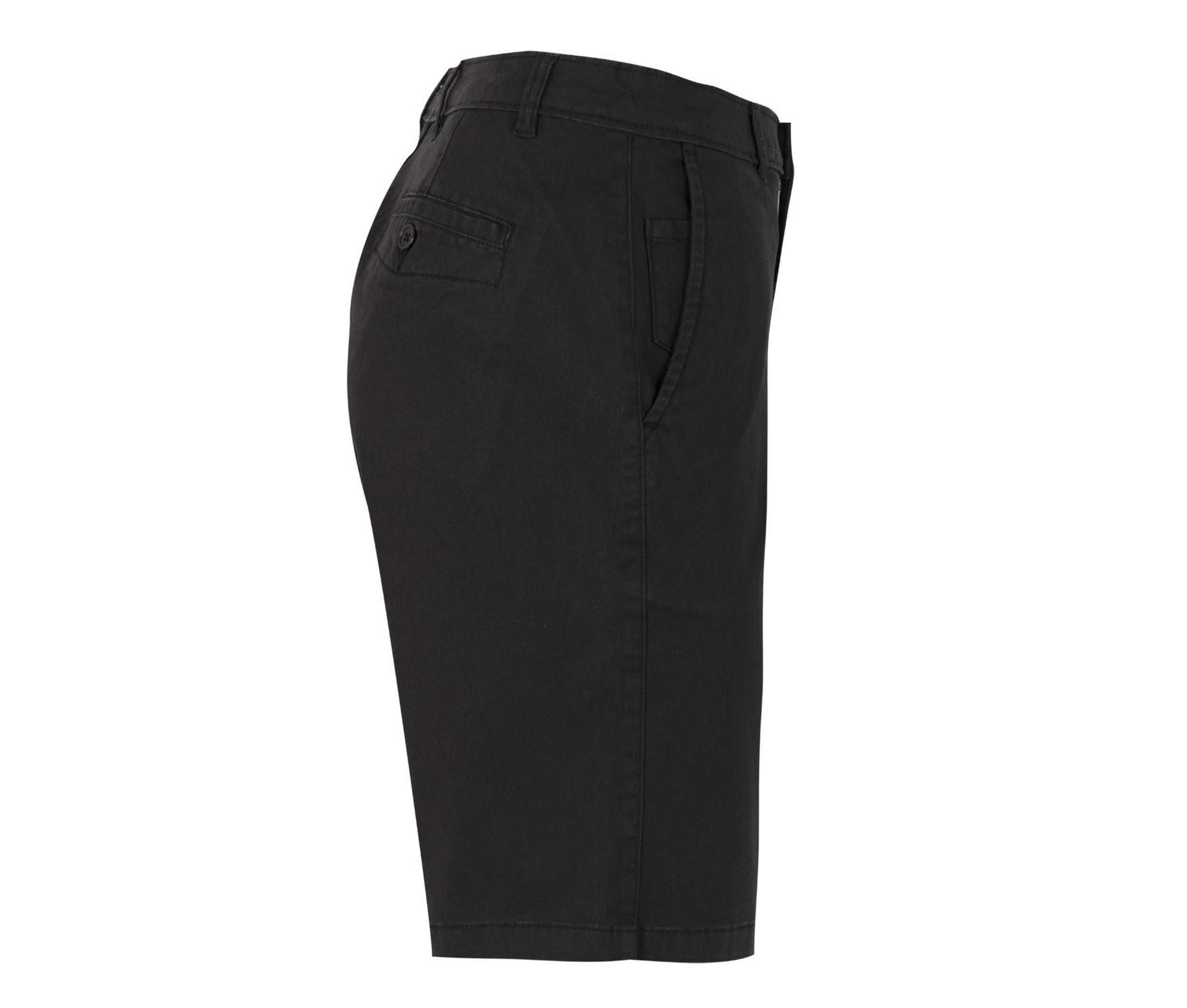 Bermuda Chino Stretch Unisexe - Black