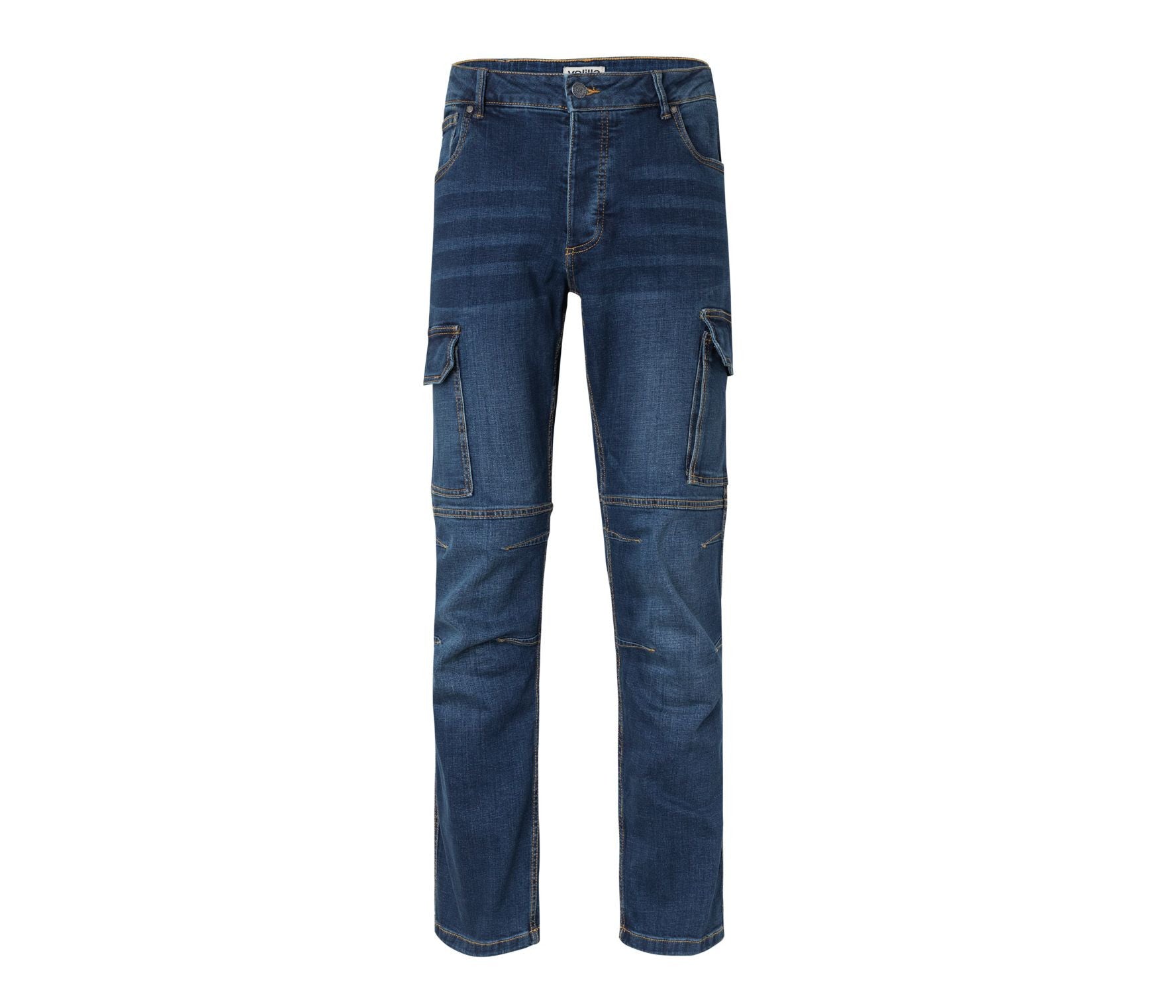 Jean Stretch Multipoches - Jean Blue