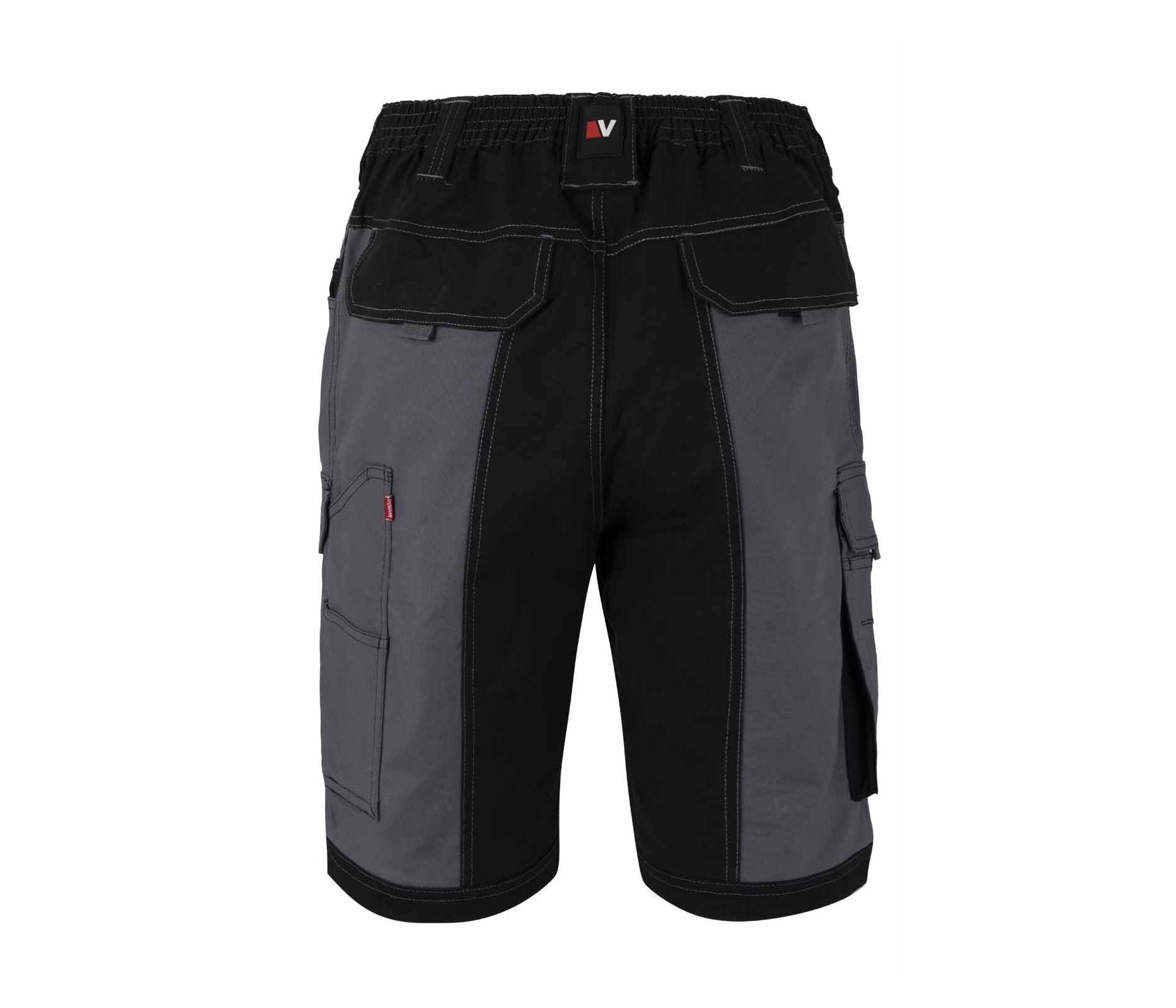 Bermuda Avec Poches Volantes - Grey / Black