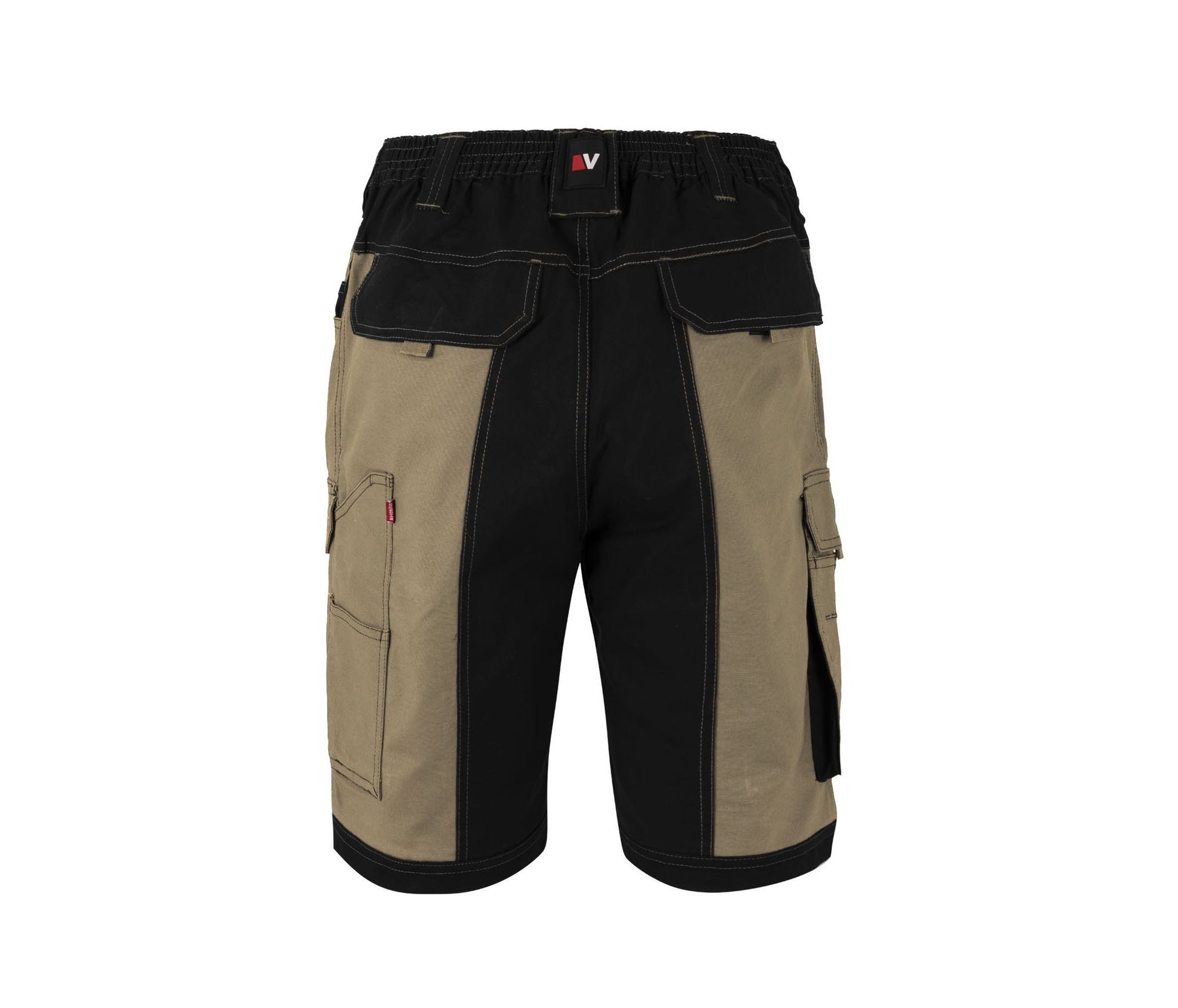 Bermuda Avec Poches Volantes - Sand / Black