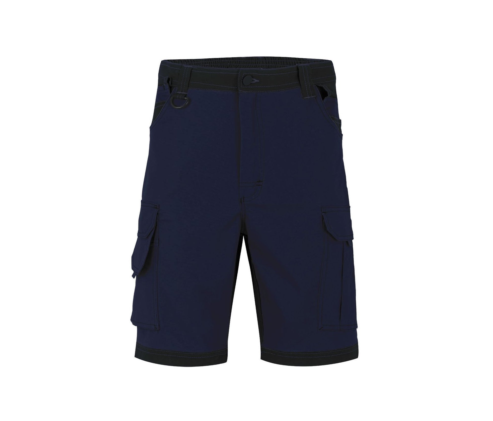Bermuda Avec Poches Volantes - Navy / Black
