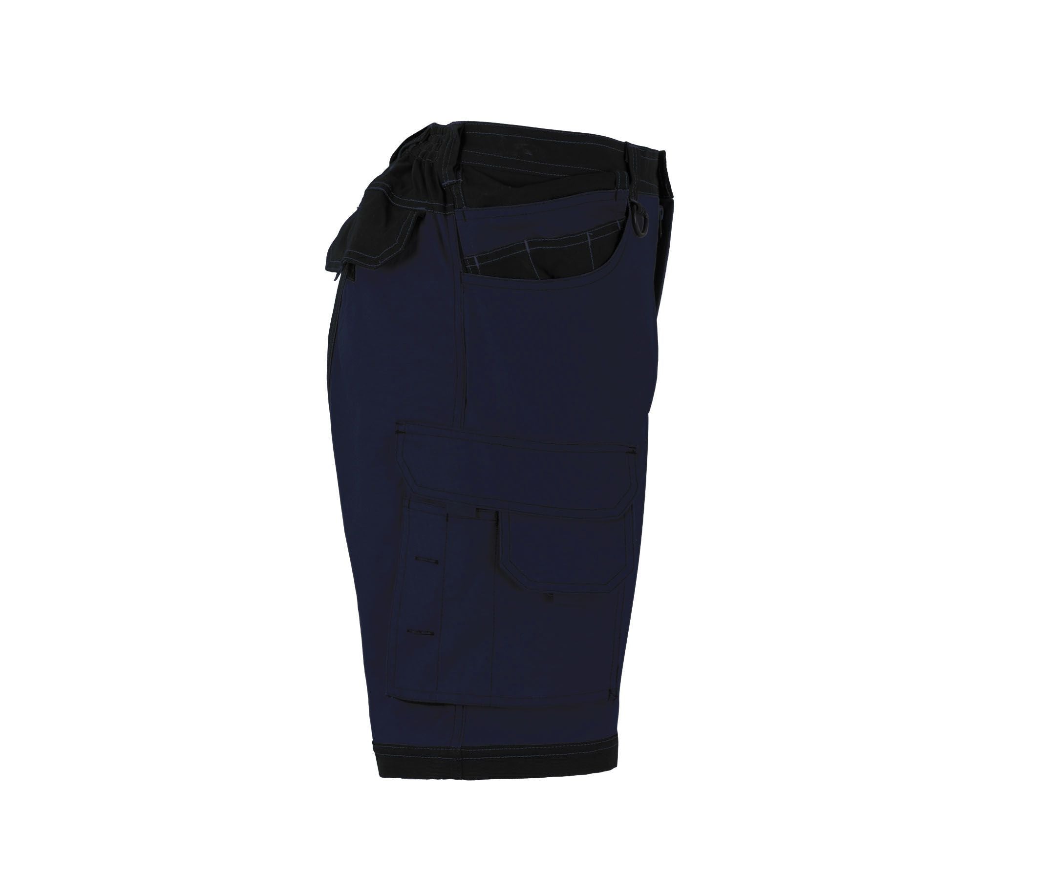 Bermuda Avec Poches Volantes - Navy / Black