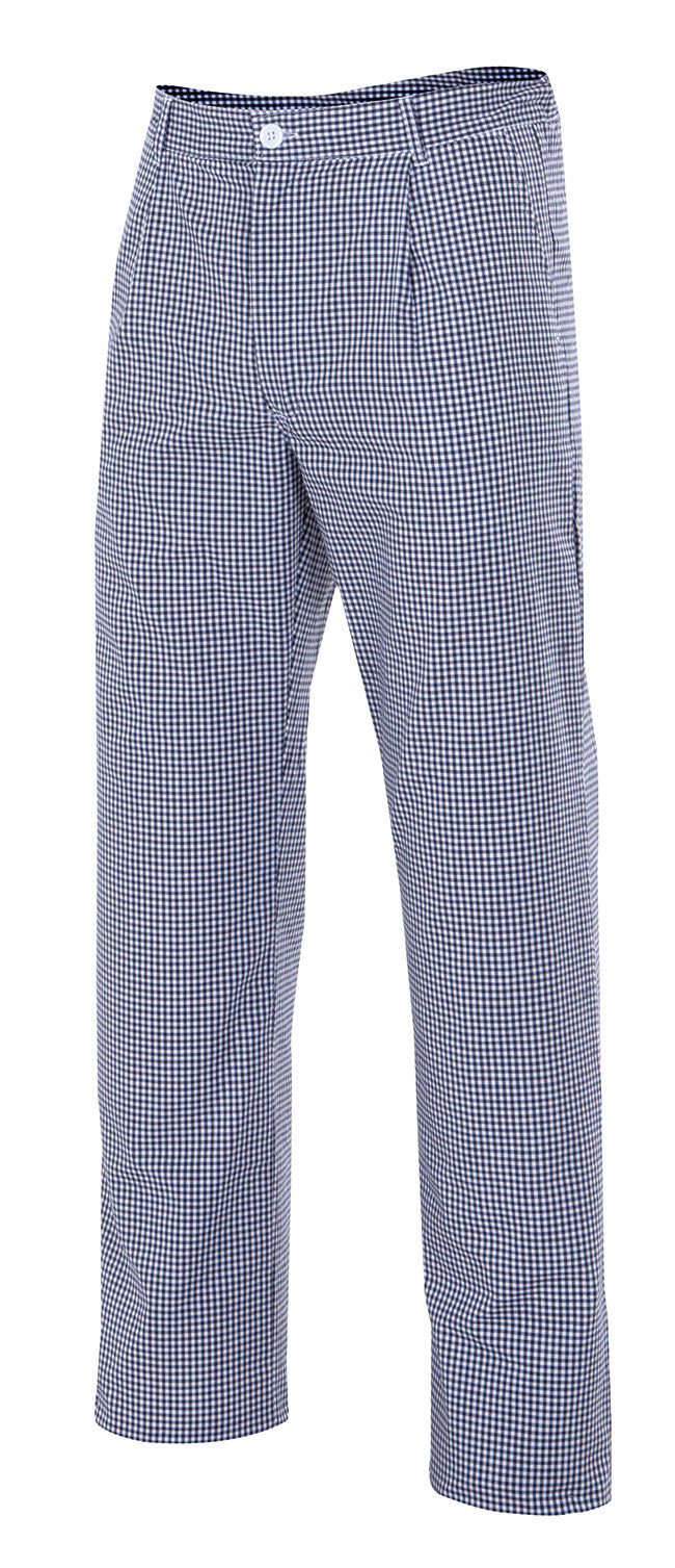 Pantalon de Cuisinier à Carreaux - Navy