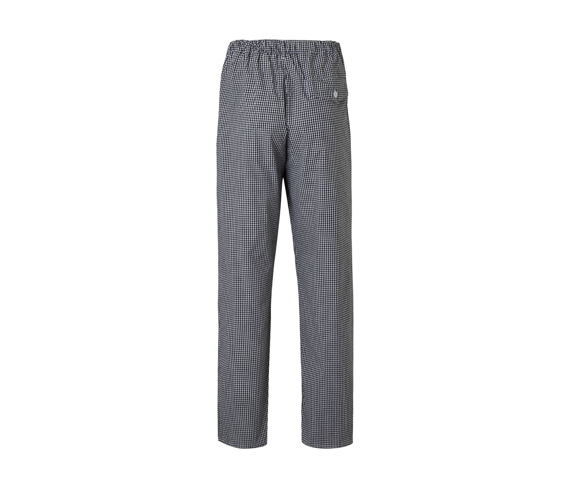 Pantalon de Cuisinier à Carreaux - Black