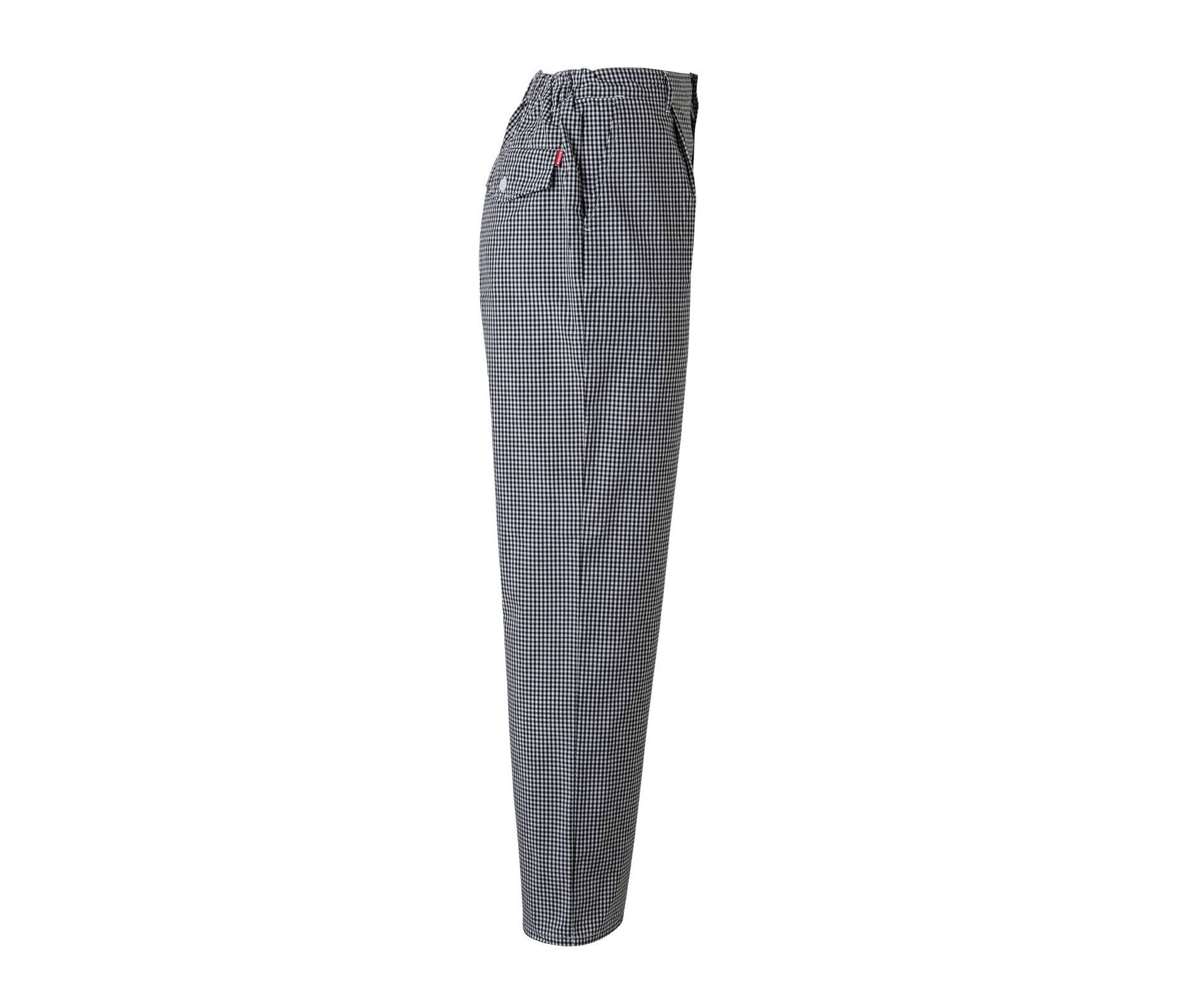 Pantalon de Cuisinier à Carreaux - Black
