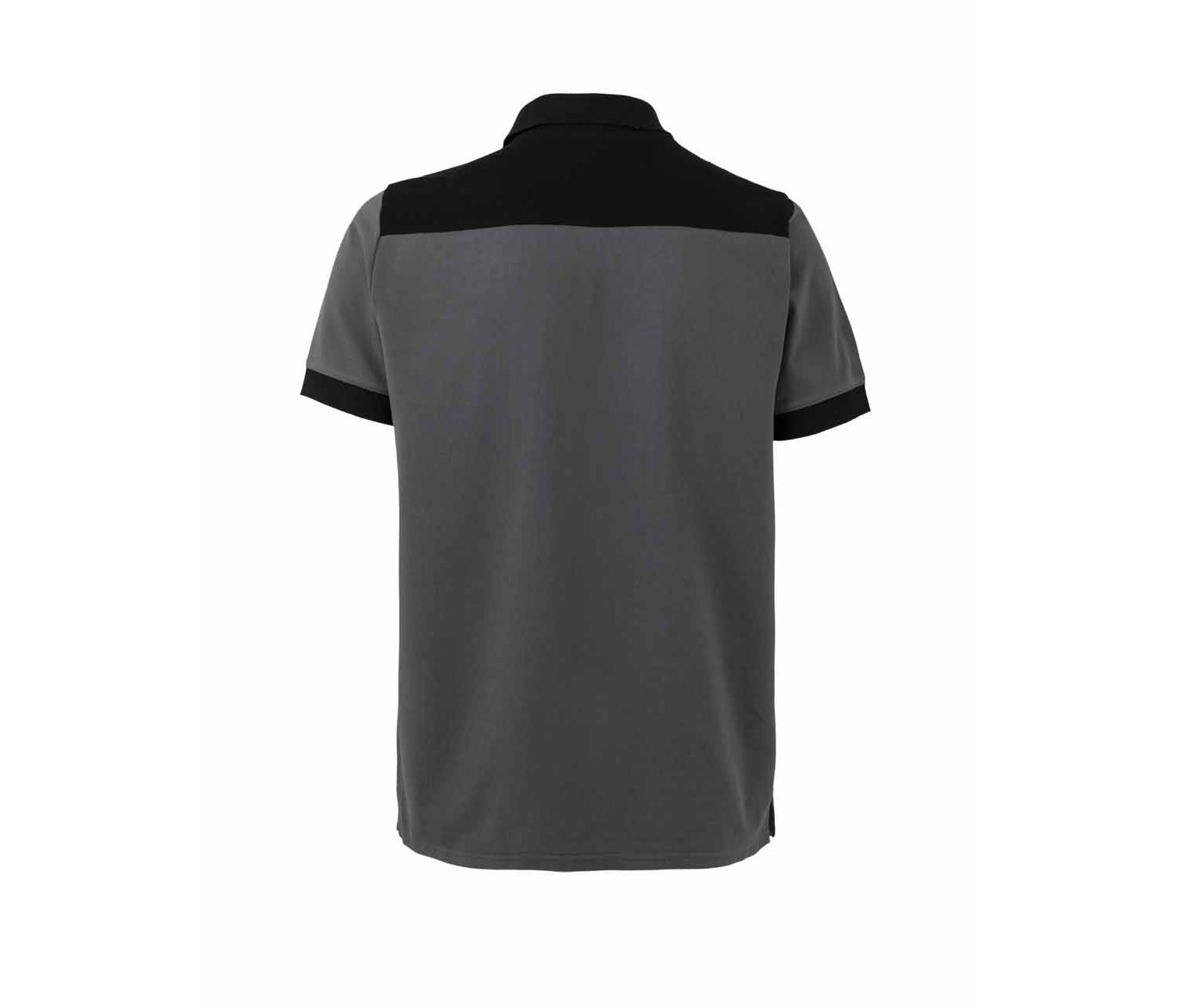 Polo Stretch Bicolore - Grey / Black