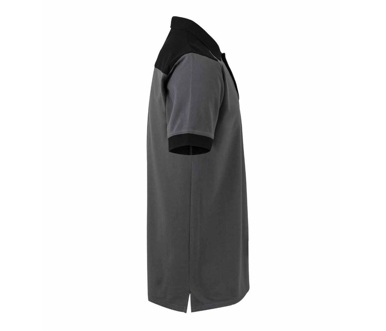 Polo Stretch Bicolore - Grey / Black
