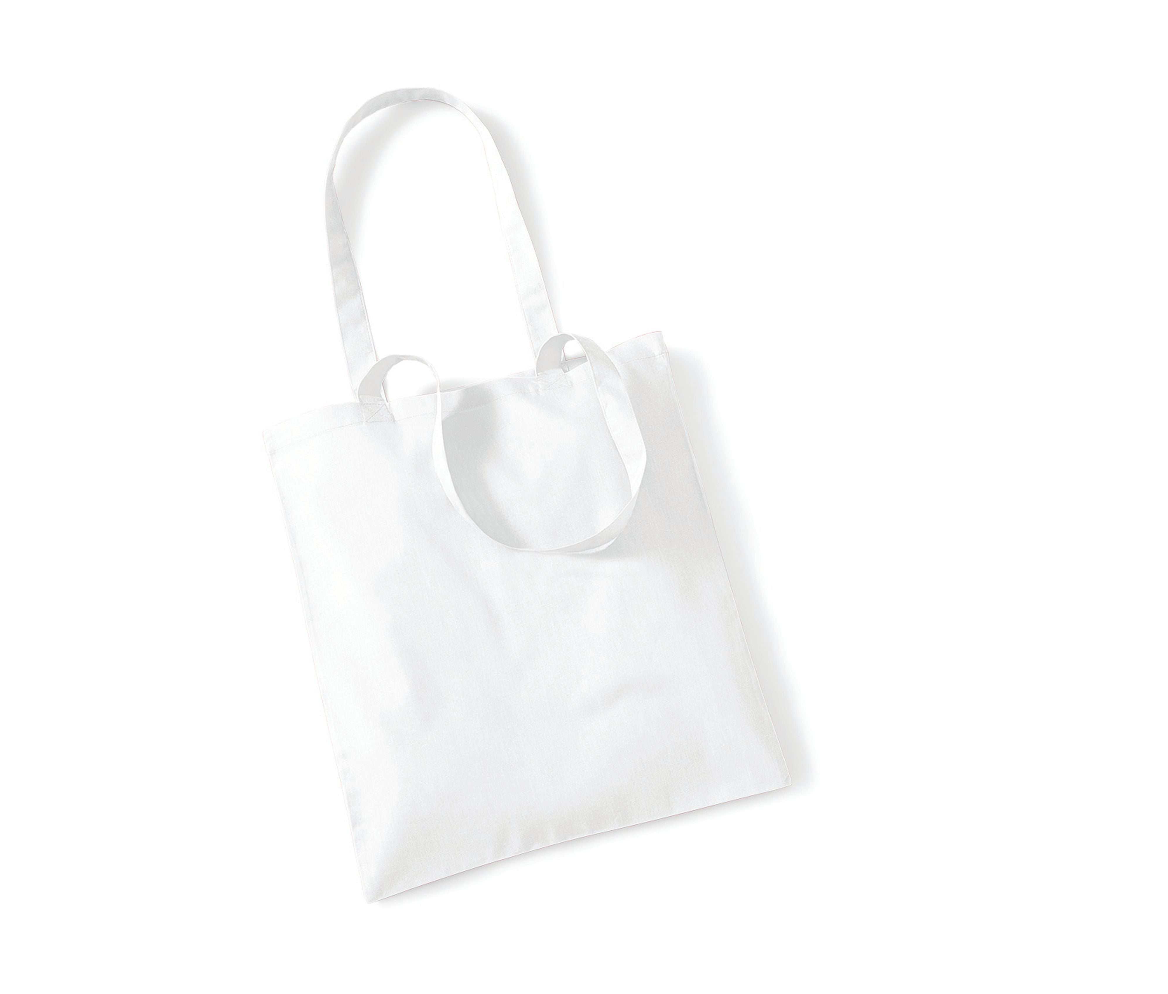 Sac Shopping Coton - White