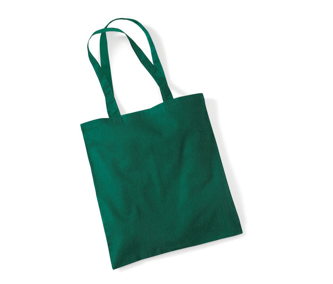 Sac Shopping Coton - Bottle Green