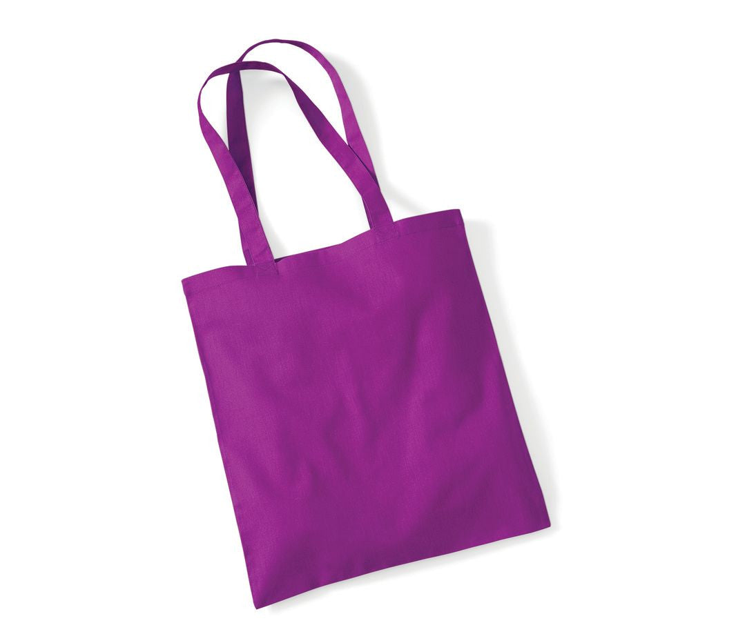 Sac Shopping Coton - Magenta