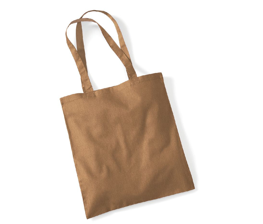 Sac Shopping Coton - Caramel