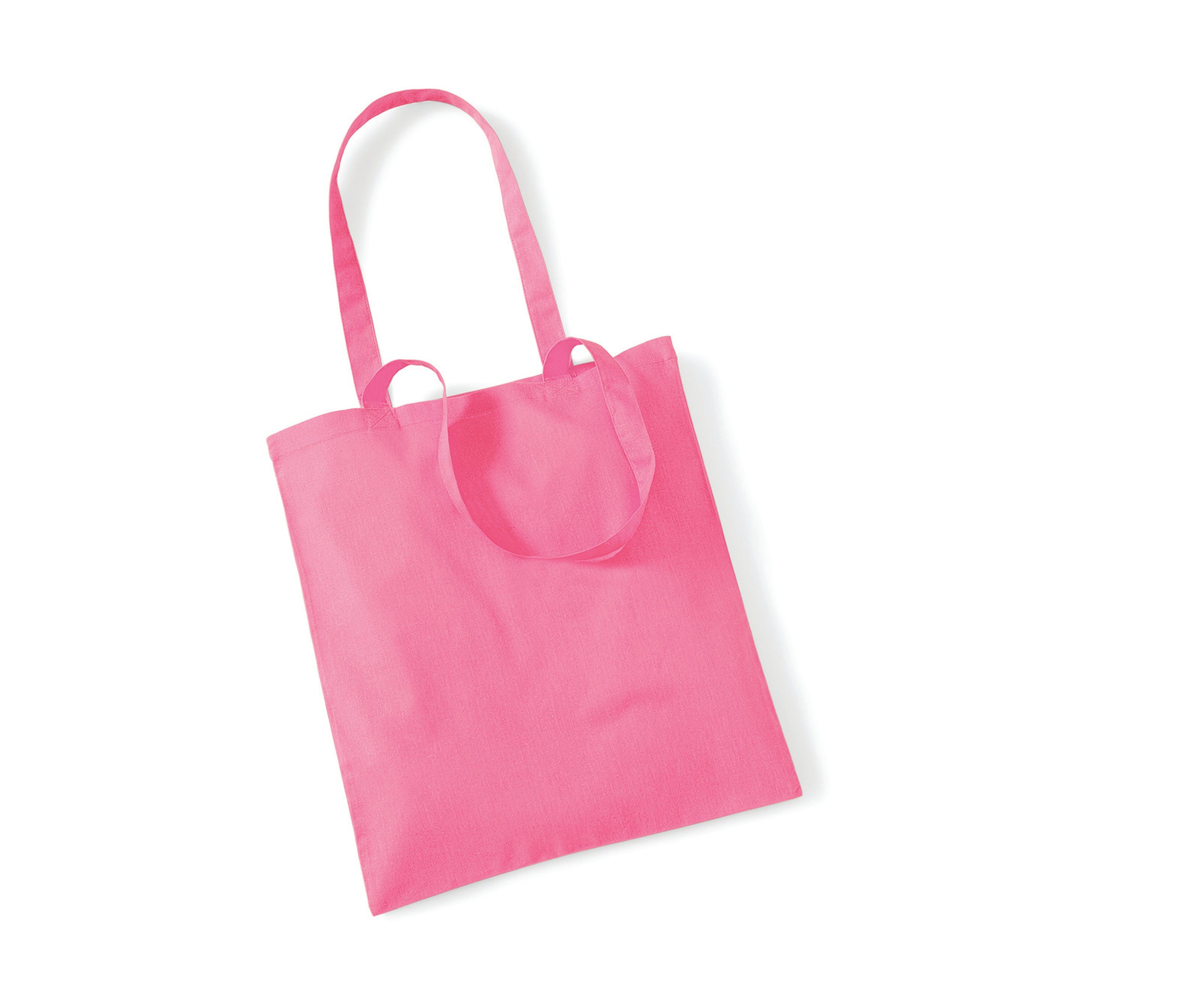 Sac Shopping Coton - True Pink